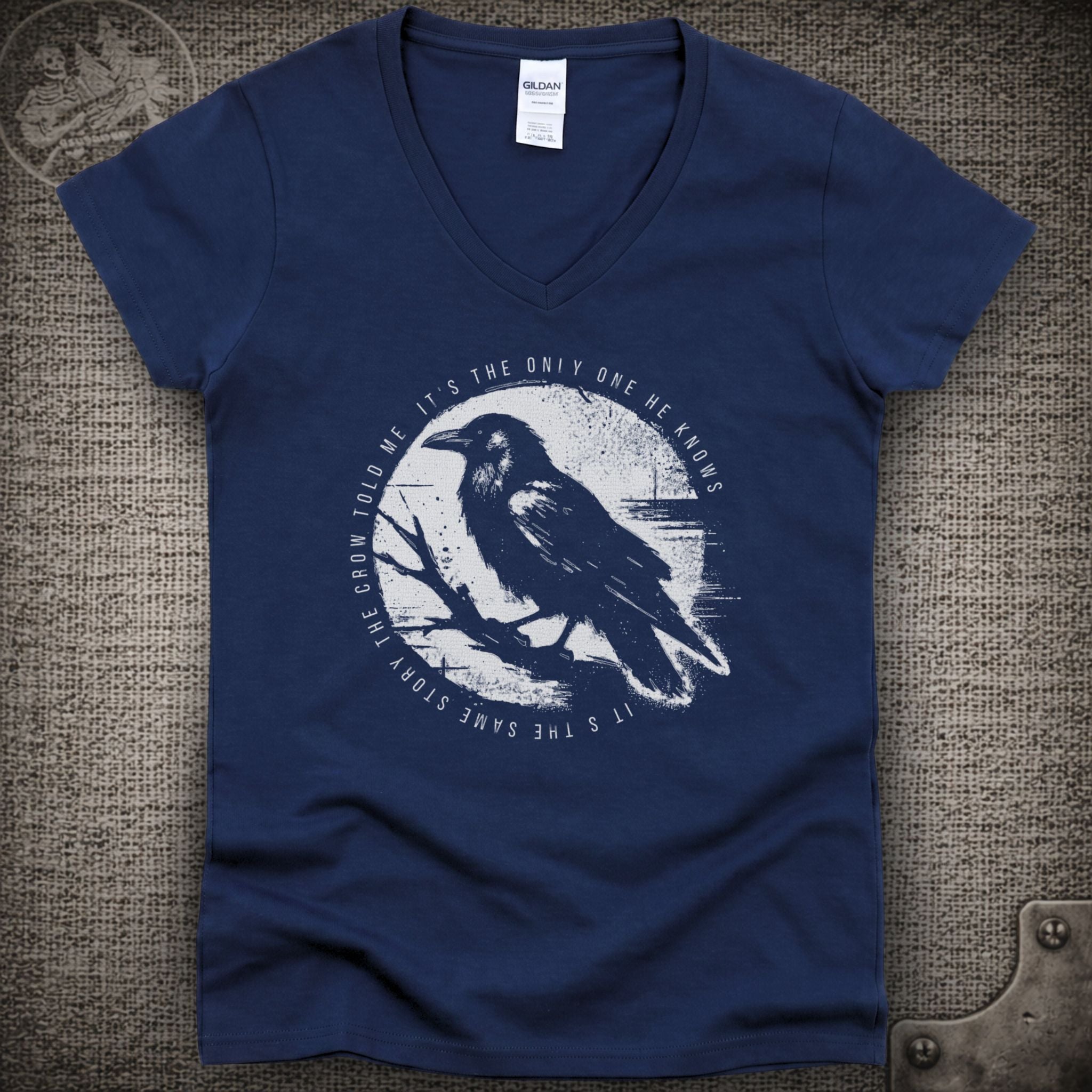 Uncle John's Band | Grateful Dead Crow Told Me| Grateful Dead Shakedown Lot Style Ladies V-Neck Tee