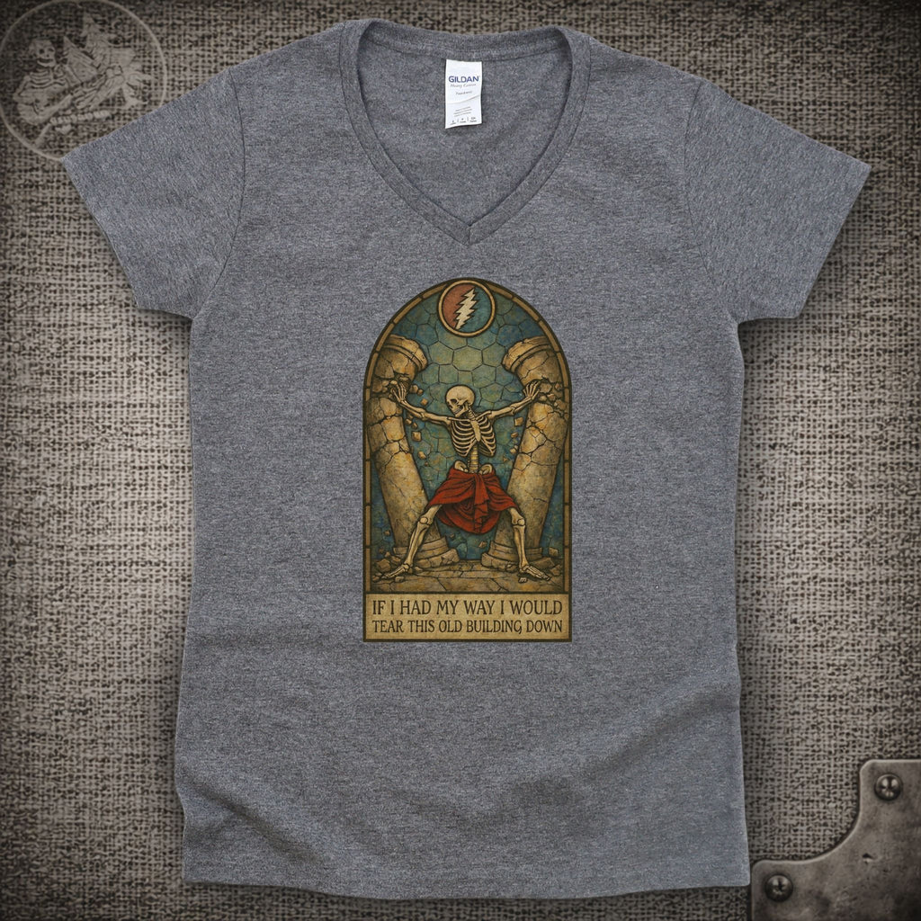 Samson and Delilah | Grateful Dead Shakedown Lot Style Ladies V-Neck Tee