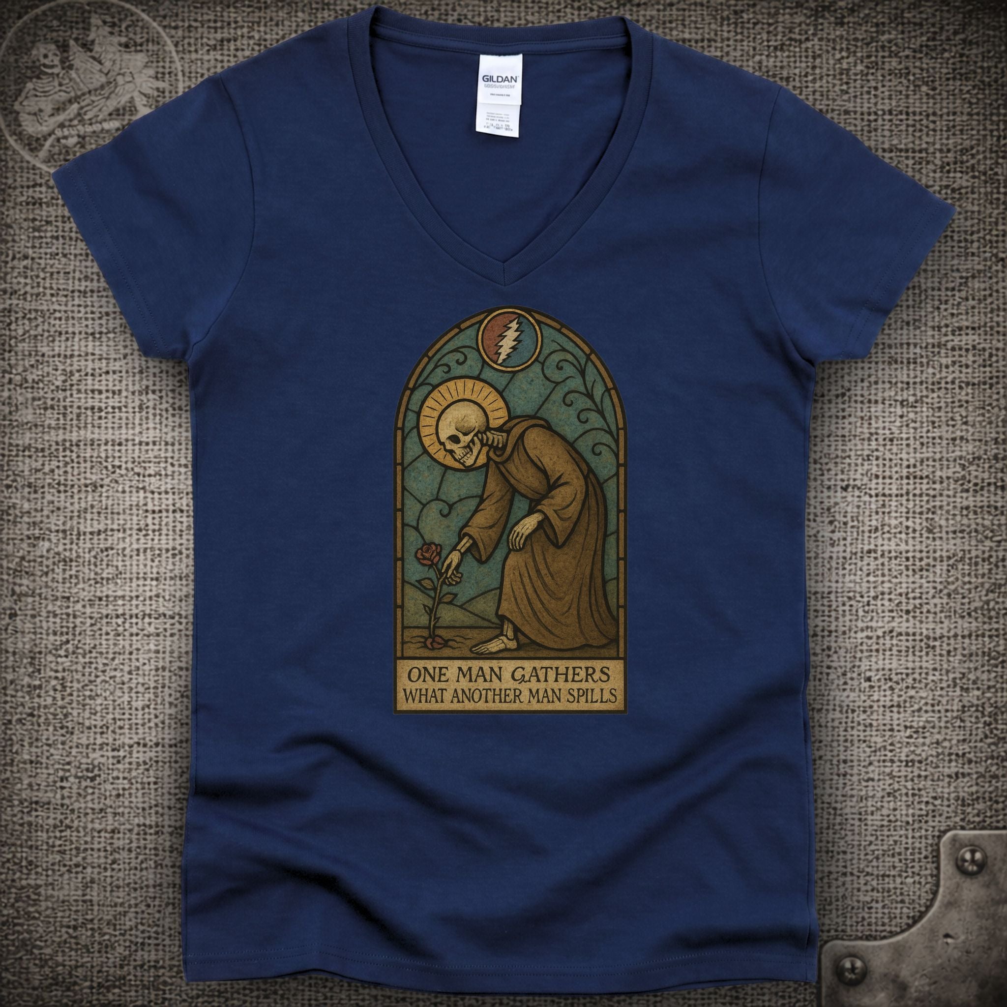 St Stephen | Grateful Dead Shakedown Lot Style Ladies V-Neck Tee
