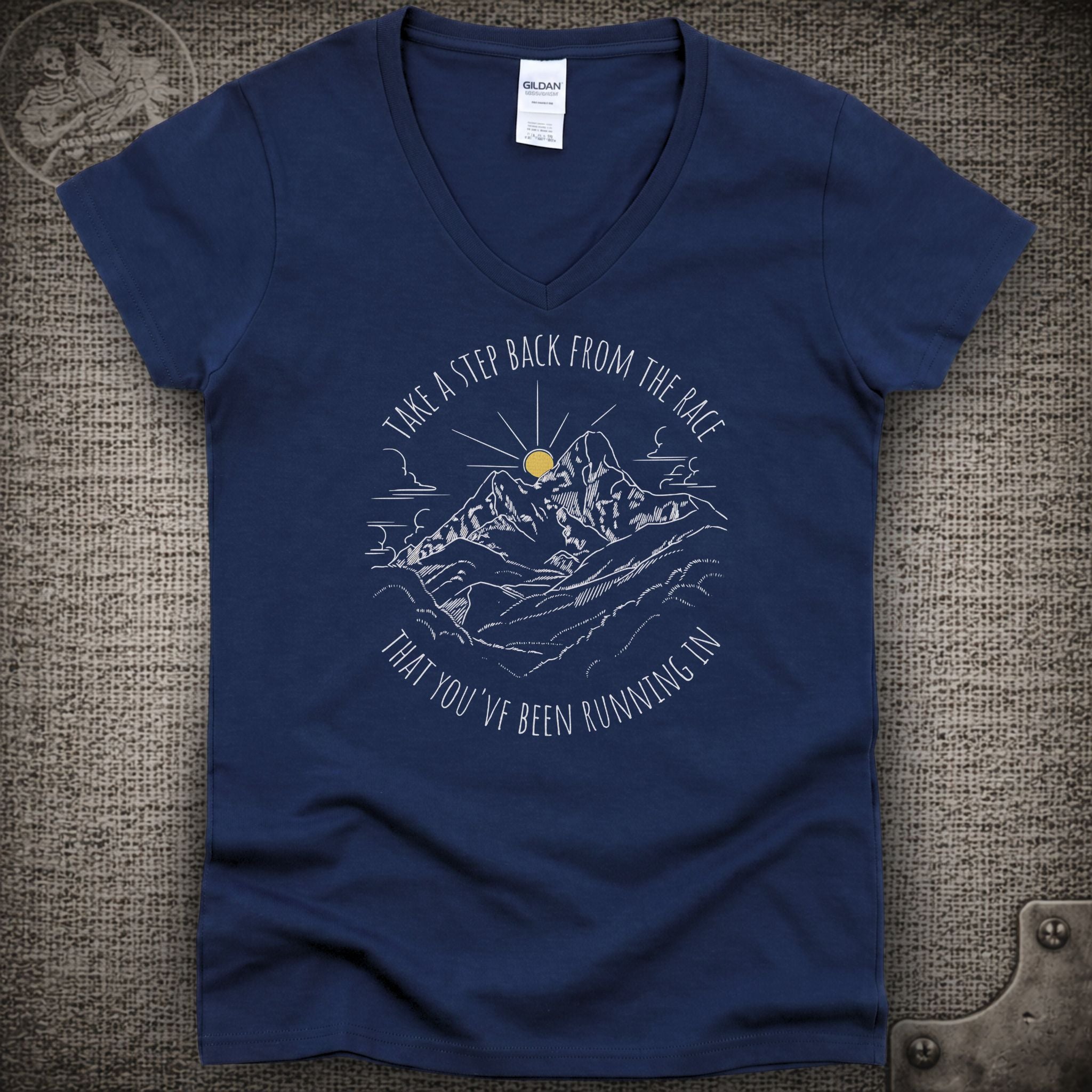 Give It Time | Goose Shakedown Lot Style Ladies V-Neck Tee