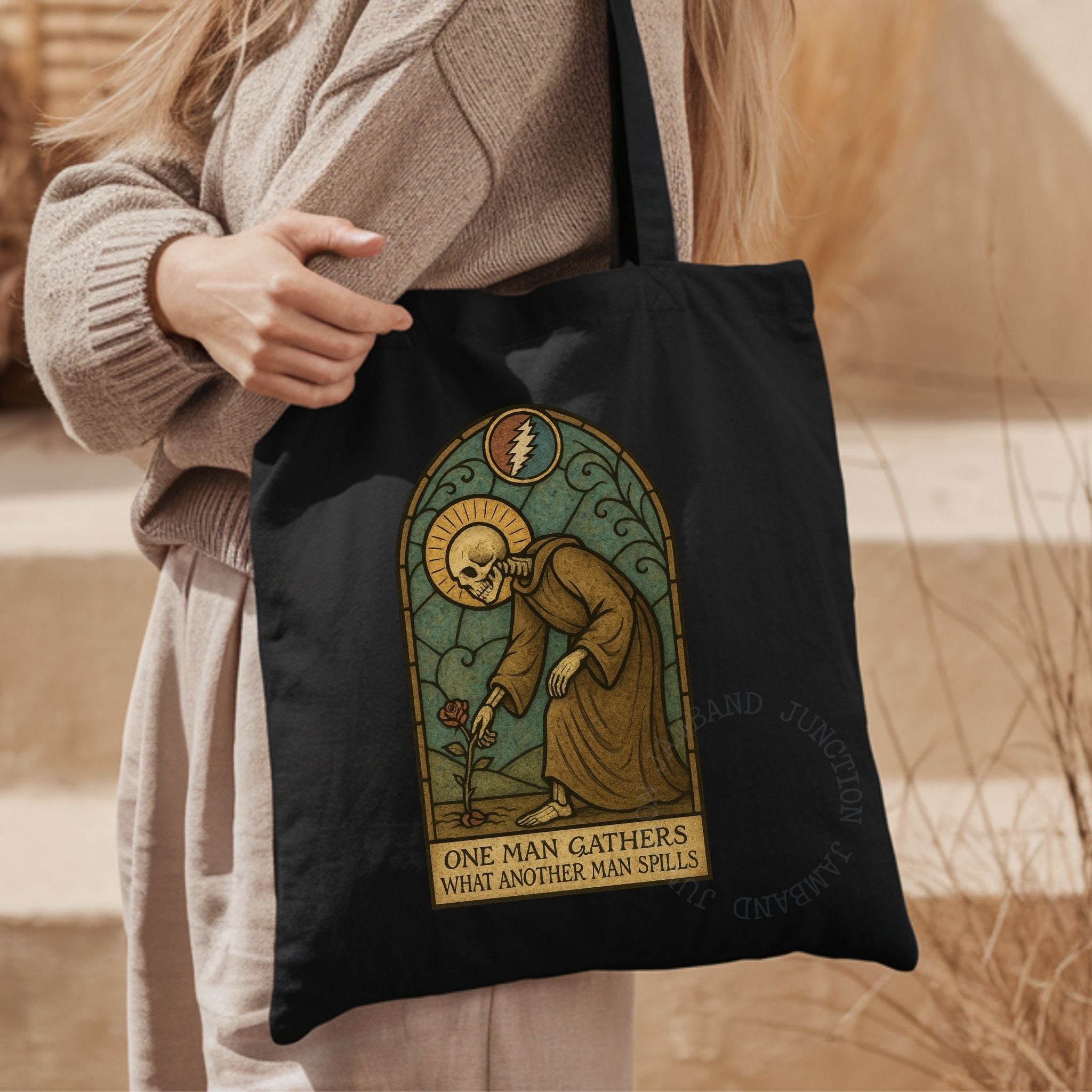 Grateful Dead St Stephen Inspired Shakedown Style Tote Bag