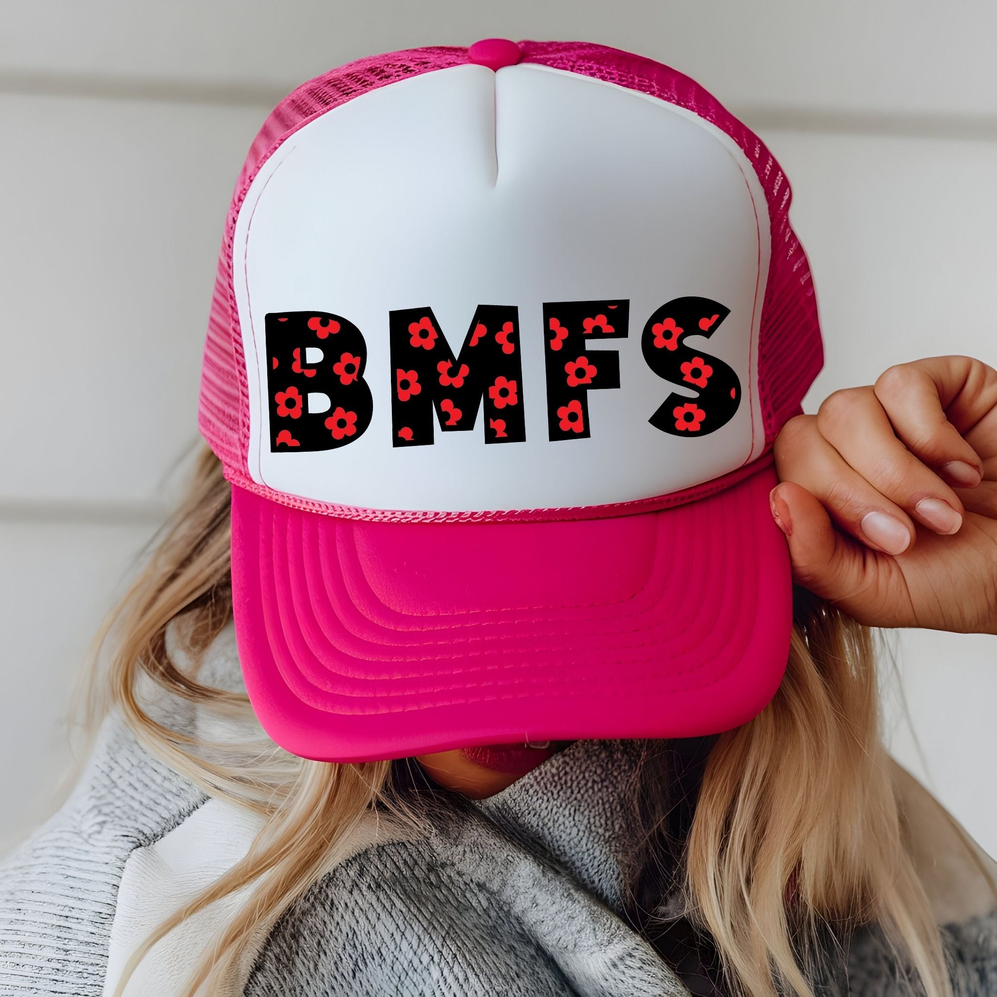 BMFS Red Daisies | Billy Strings Inspired Trucker Hat