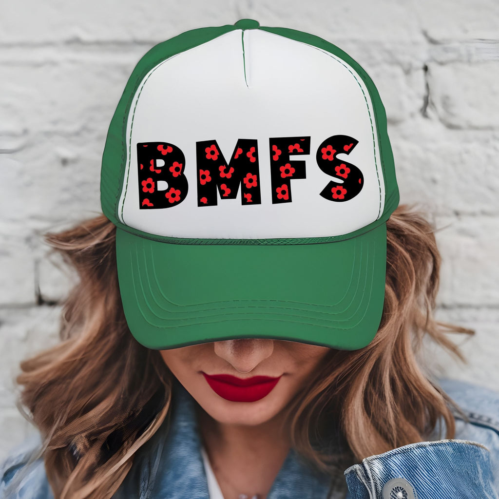 BMFS Red Daisies | Billy Strings Inspired Trucker Hat