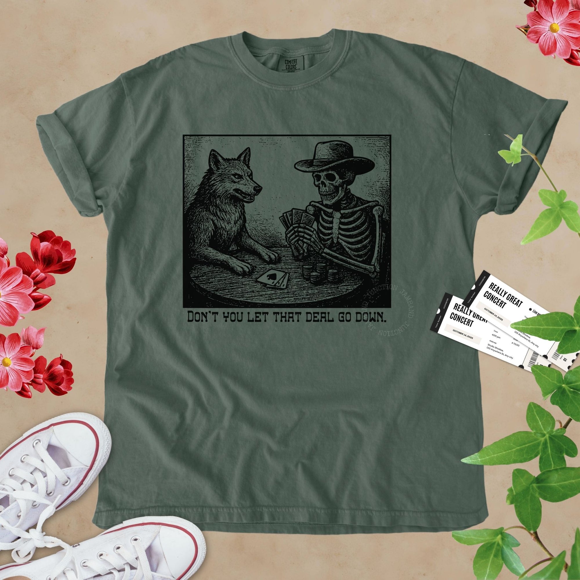Deal | Grateful Dead Inspired Shakedown Style T-Shirt