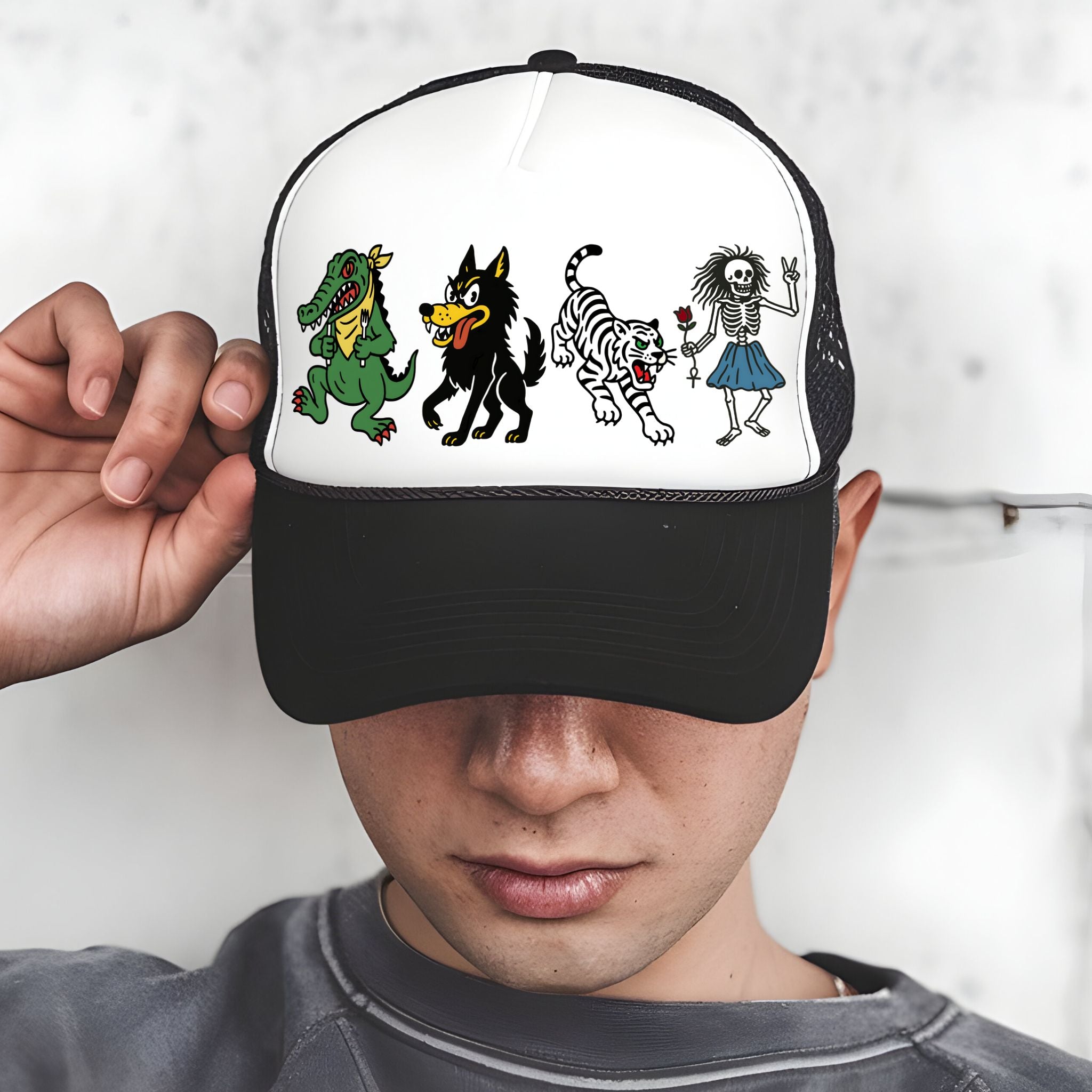 Jerry Garcia Guitars  | Grateful Dead Inspired Trucker Hat