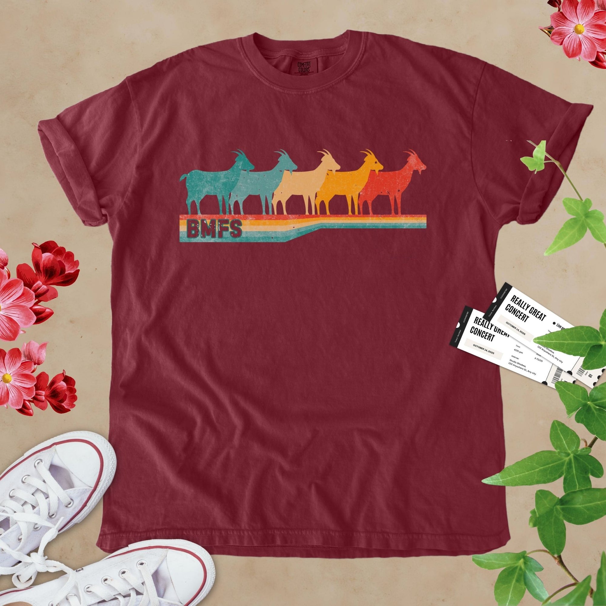 BMFS Retro Goats | Billy Strings Inspired T-Shirt