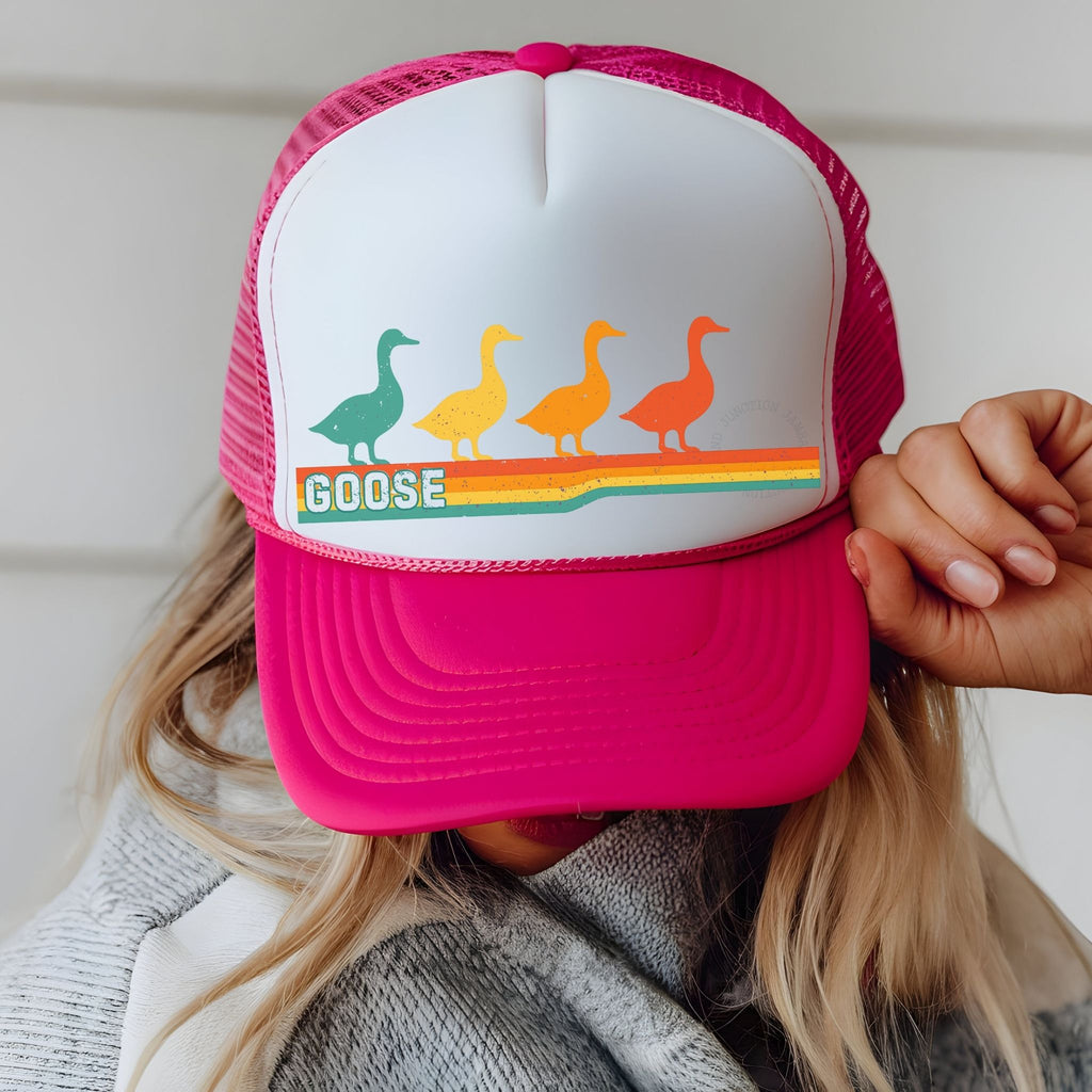 Retro Geese| Goose Inspired Trucker Hat