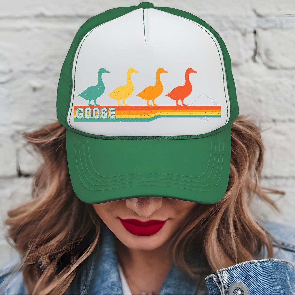 Retro Geese| Goose Inspired Trucker Hat