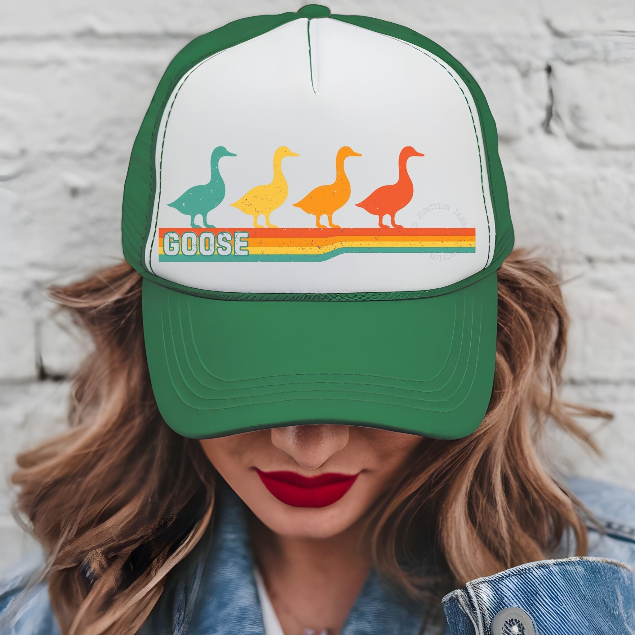 Retro Geese| Goose Inspired Trucker Hat