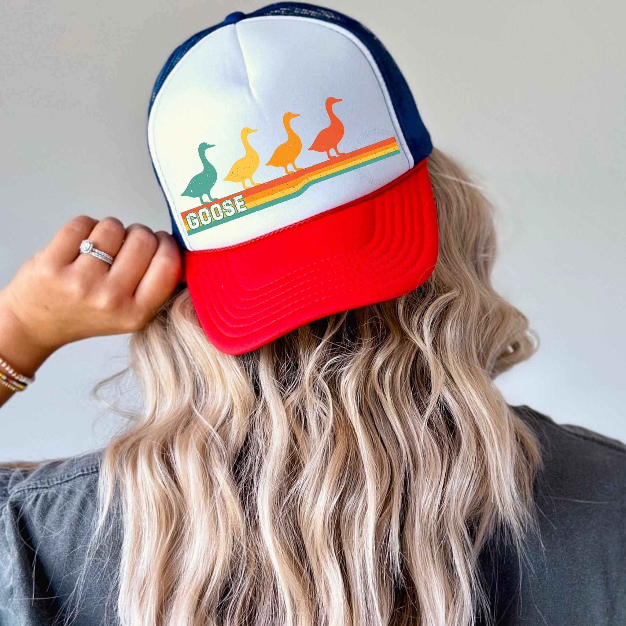 Retro Geese| Goose Inspired Trucker Hat