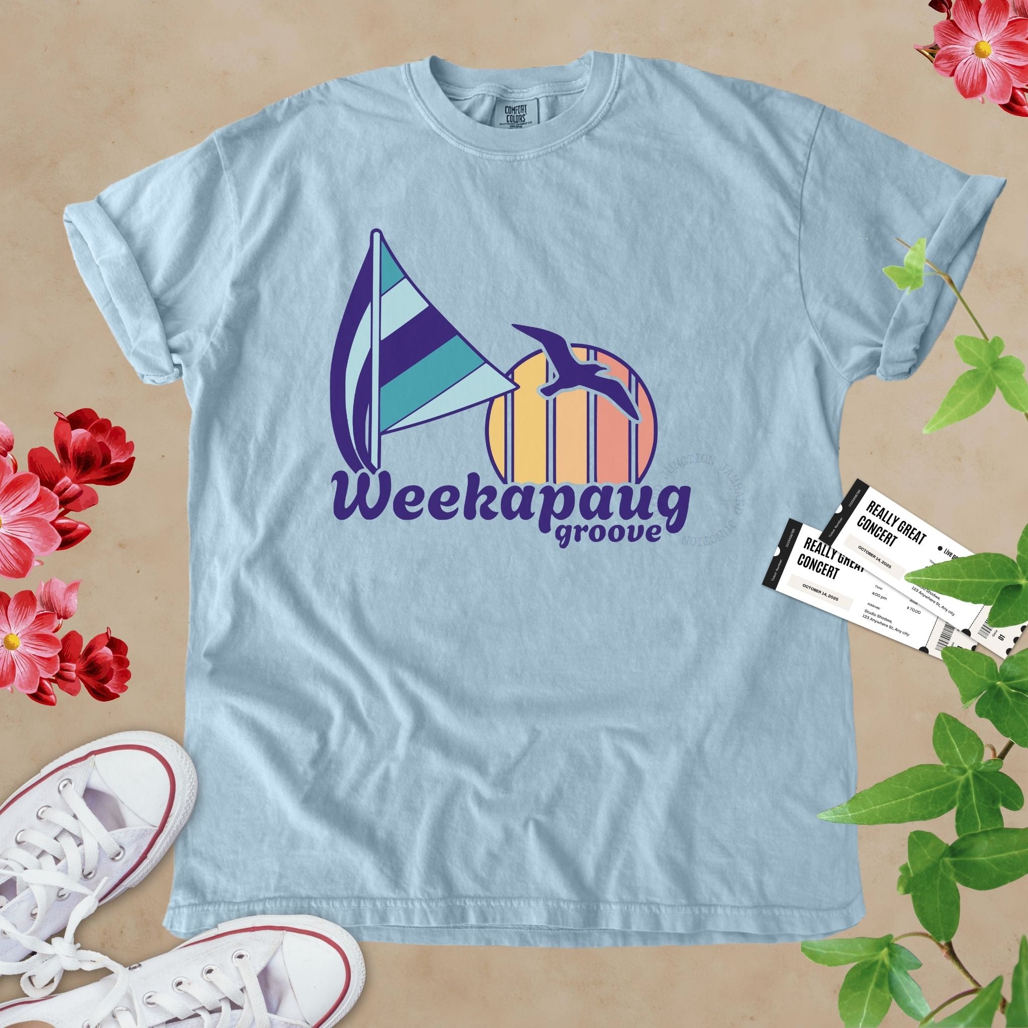 Weekapaug Groove | Phish Inspired Shakedown Style T-Shirt