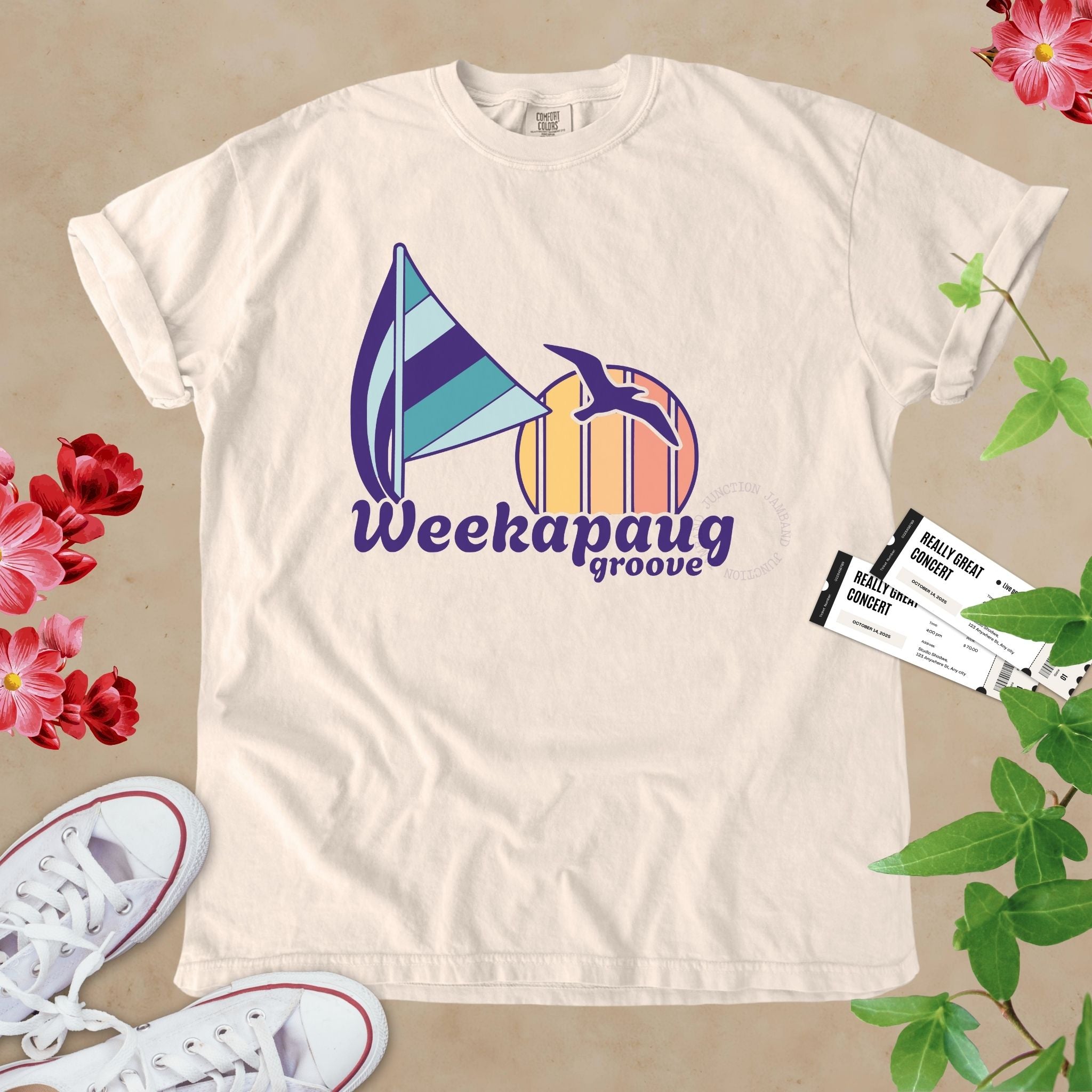 Weekapaug Groove | Phish Inspired Shakedown Style T-Shirt