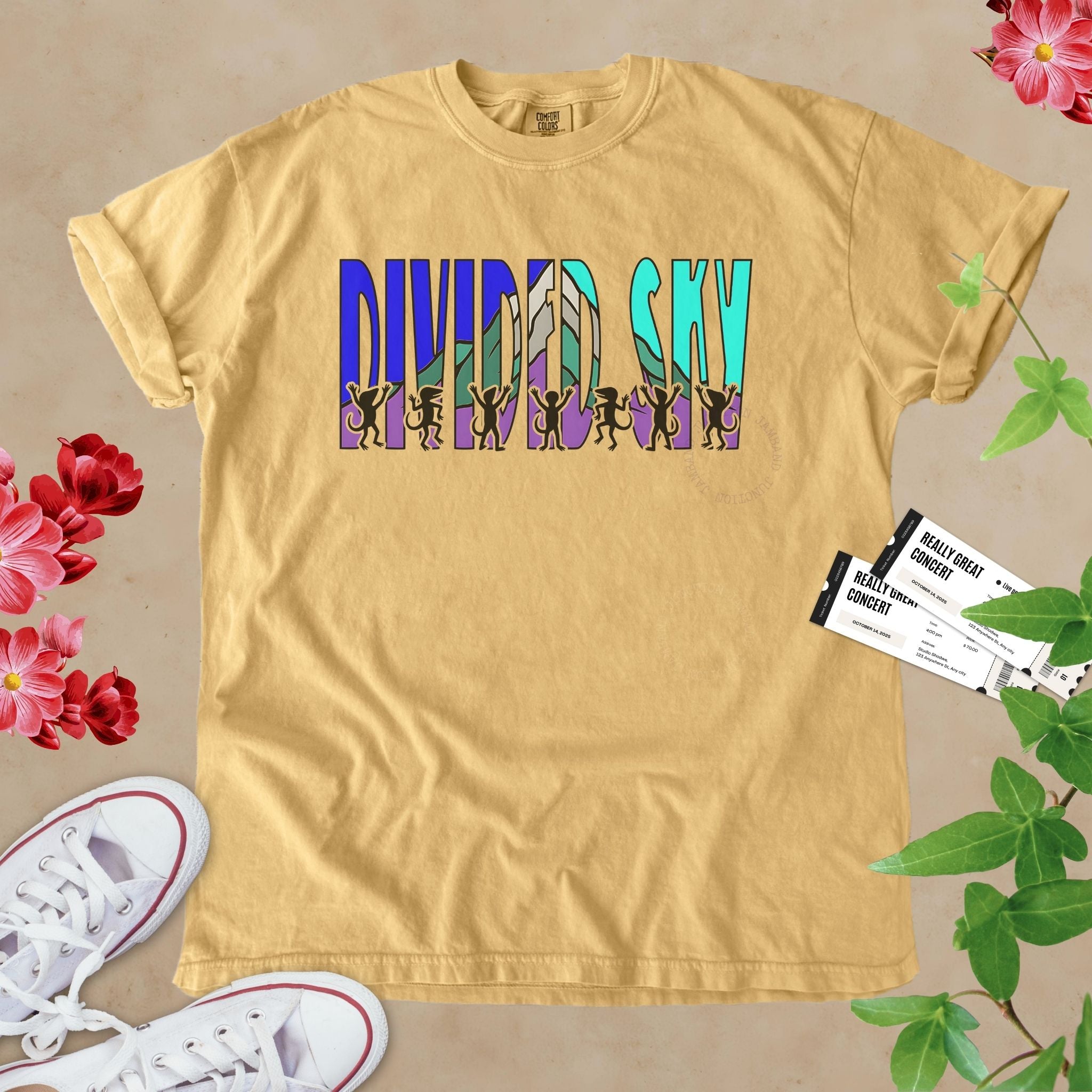 Divided Sky | Phish Inspired Shakedown Lot T-Shirt