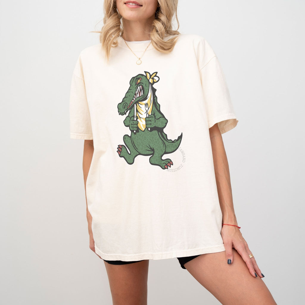Unisex jamband tribute t-shirt with Alligator guitar artwork