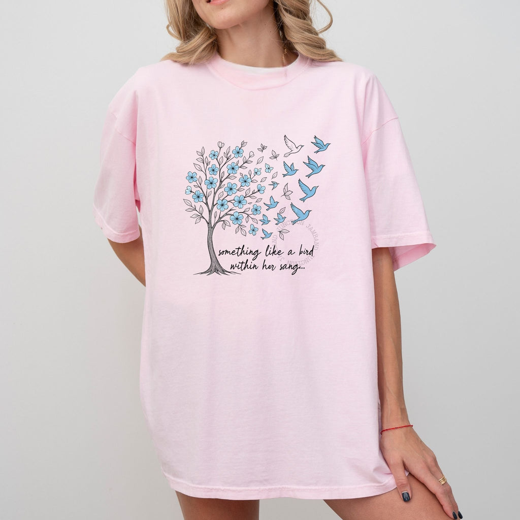 Live music Birdsong design shirt in vintage style