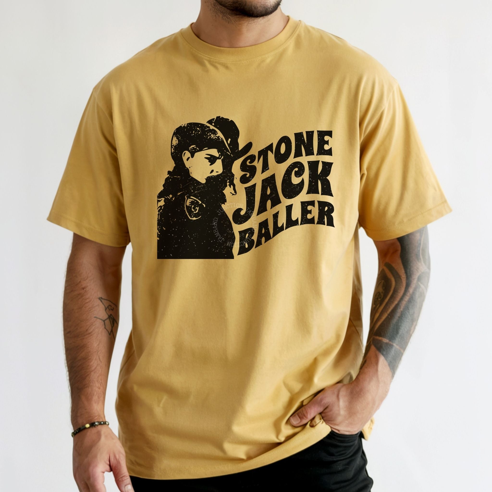 Original Pigpen Easy Wind design shirt with Deadhead aesthetic