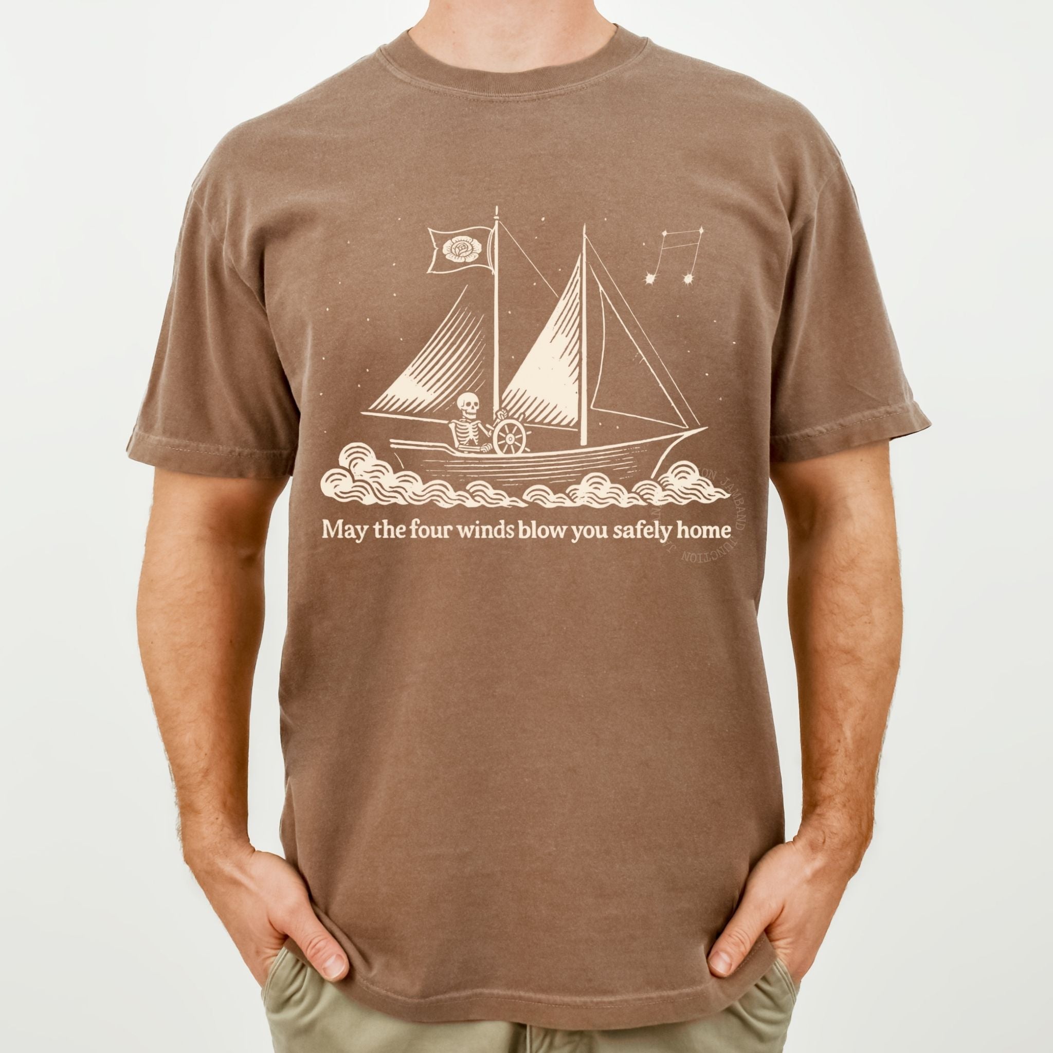 Franklin's Tower lyric design shirt with classic lot vibe