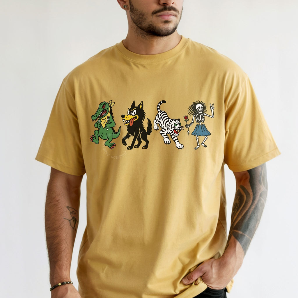 Jerry Garcia guitar collection design shirt for Deadheads and jamband fans