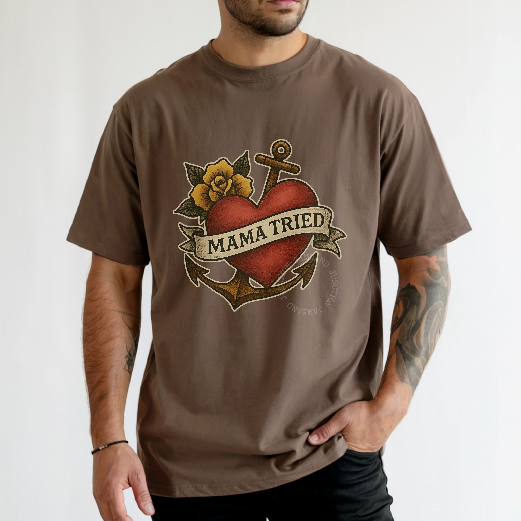 Comfort Colors 1717 unisex Mama Tried graphic t-shirt