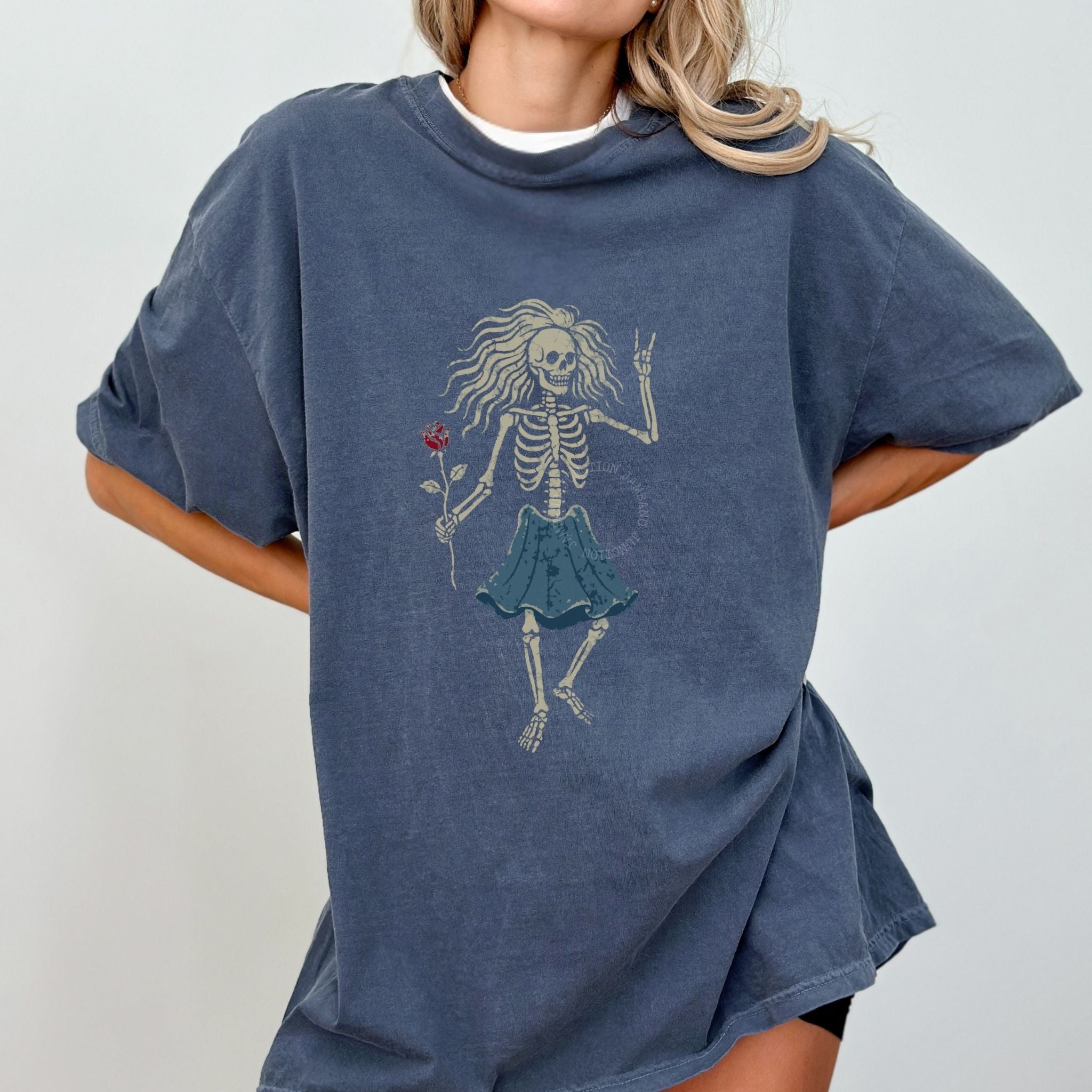 Rosebud Guitar Jerry Garcia tribute art shirt for music lovers