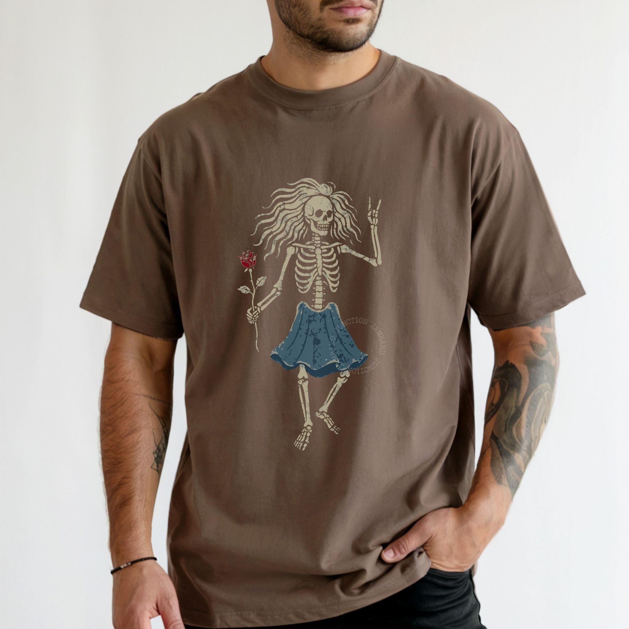 Unisex Rosebud Guitar shirt for live music and jam band fans