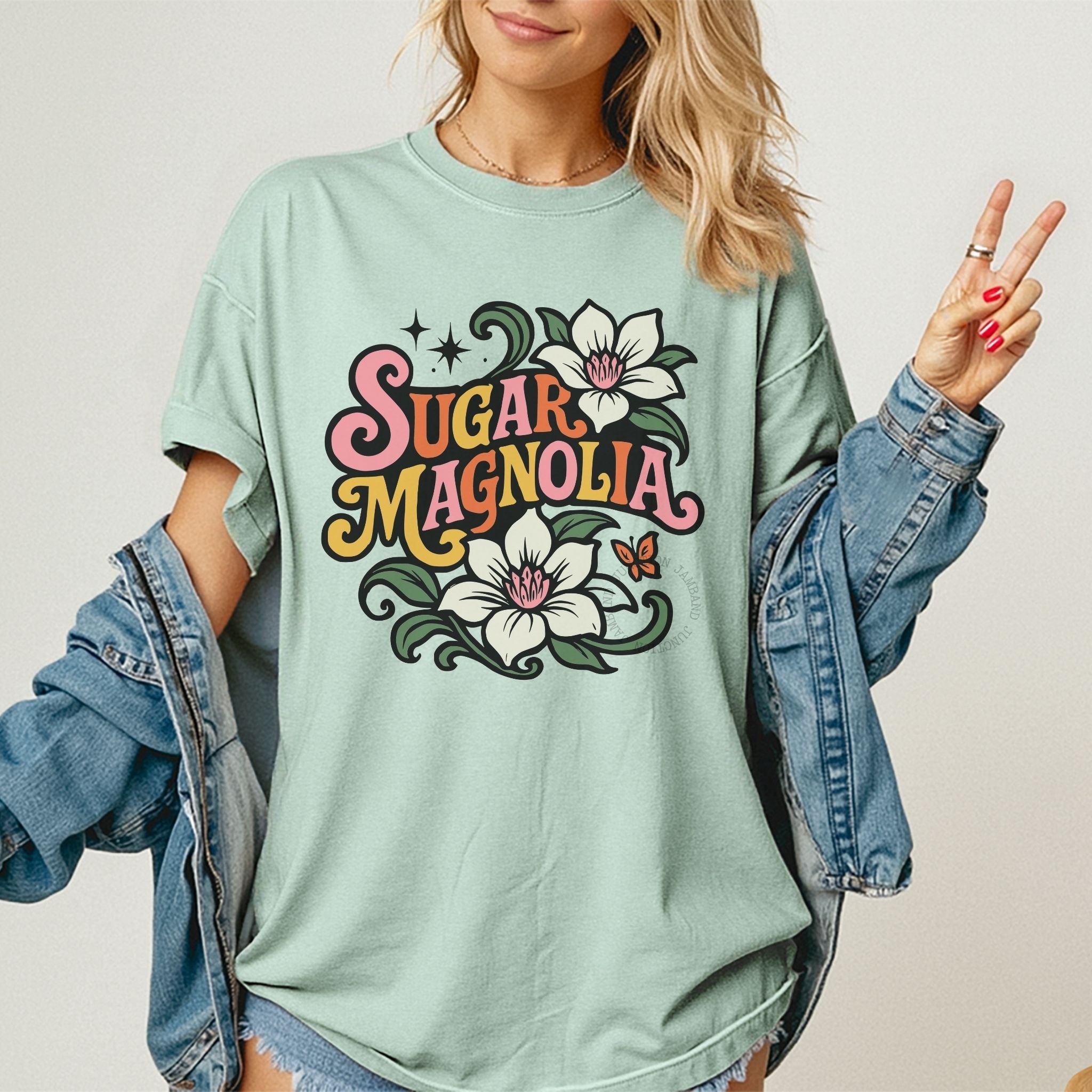 Comfort Colors 1717 unisex Sugar Magnolia graphic t-shirt