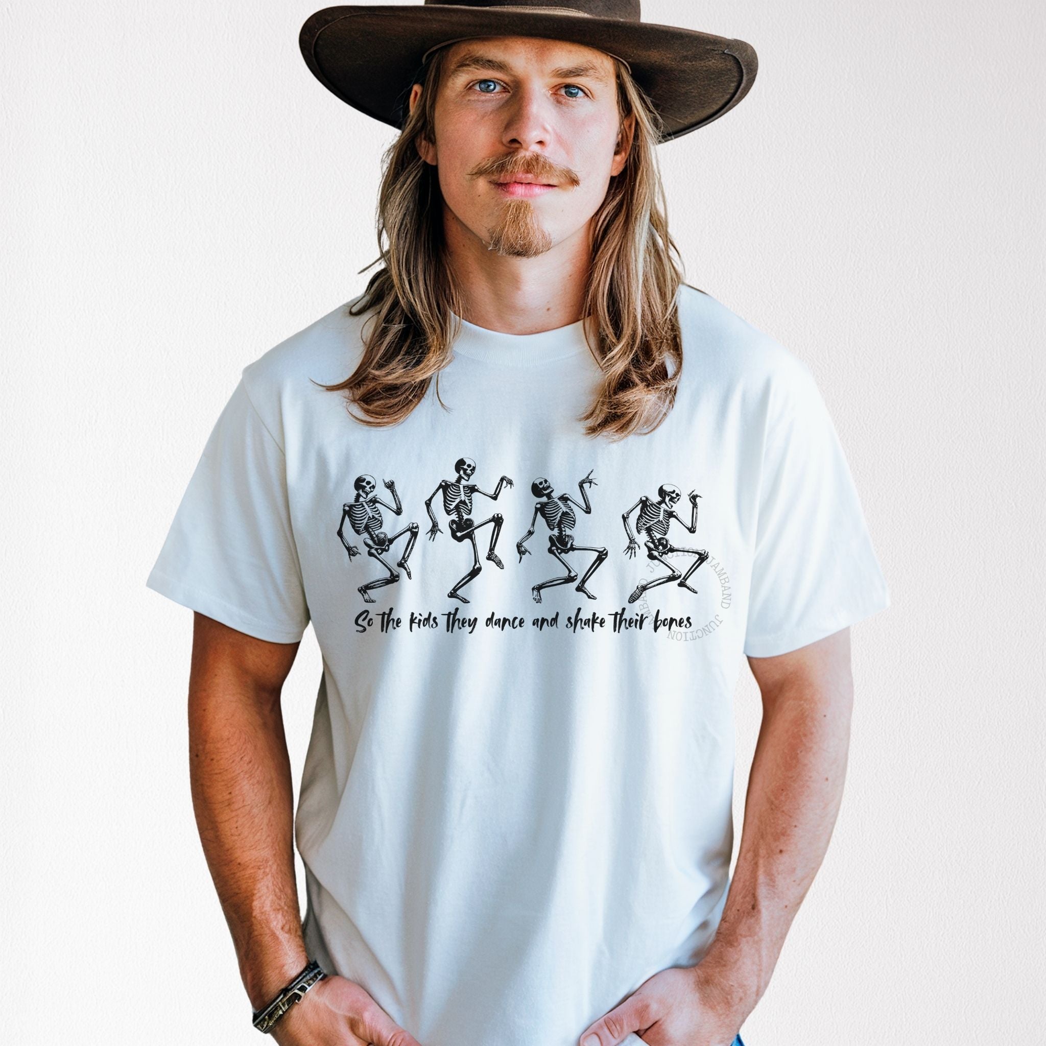 Throwing Stones Grateful Dead style t-shirt with original Shakedown lot artwork on Comfort Colors 1717