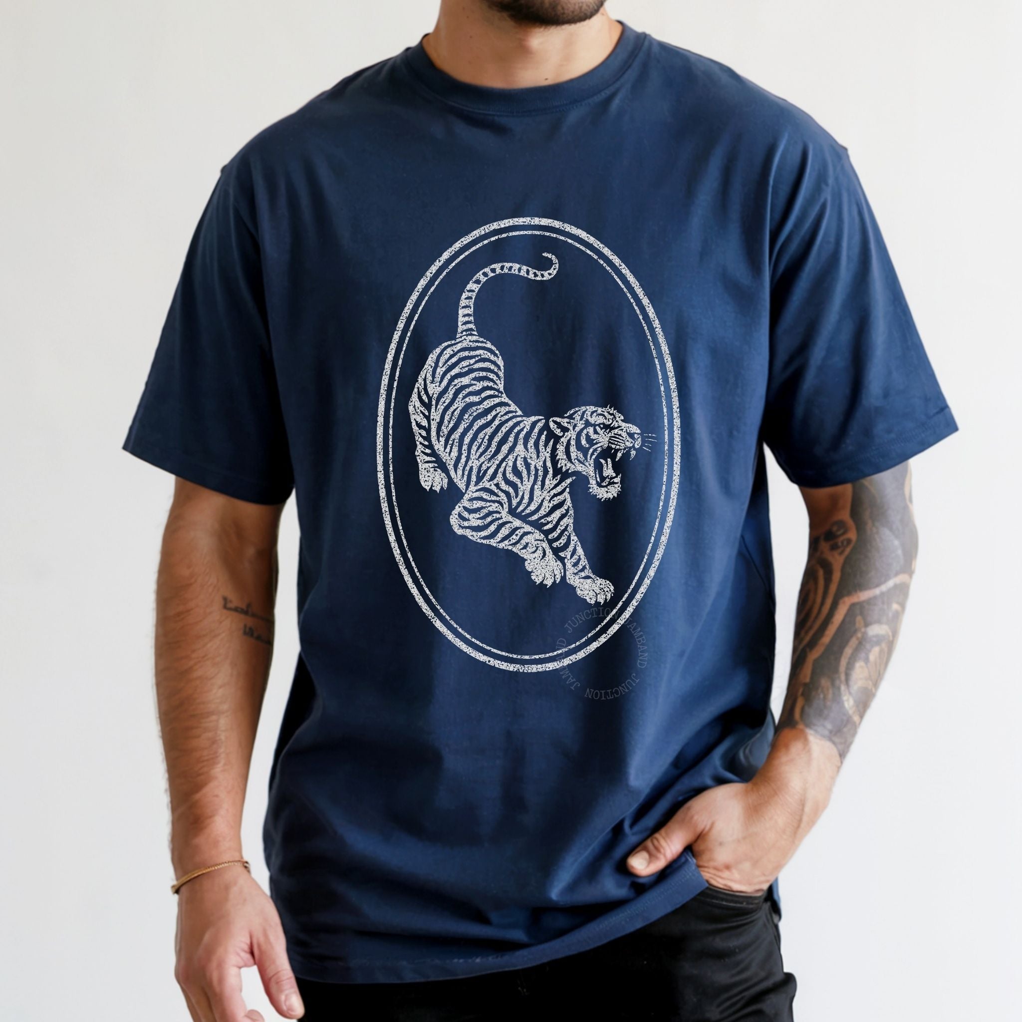 Comfort Colors 1717 unisex Tiger Guitar graphic t-shirt