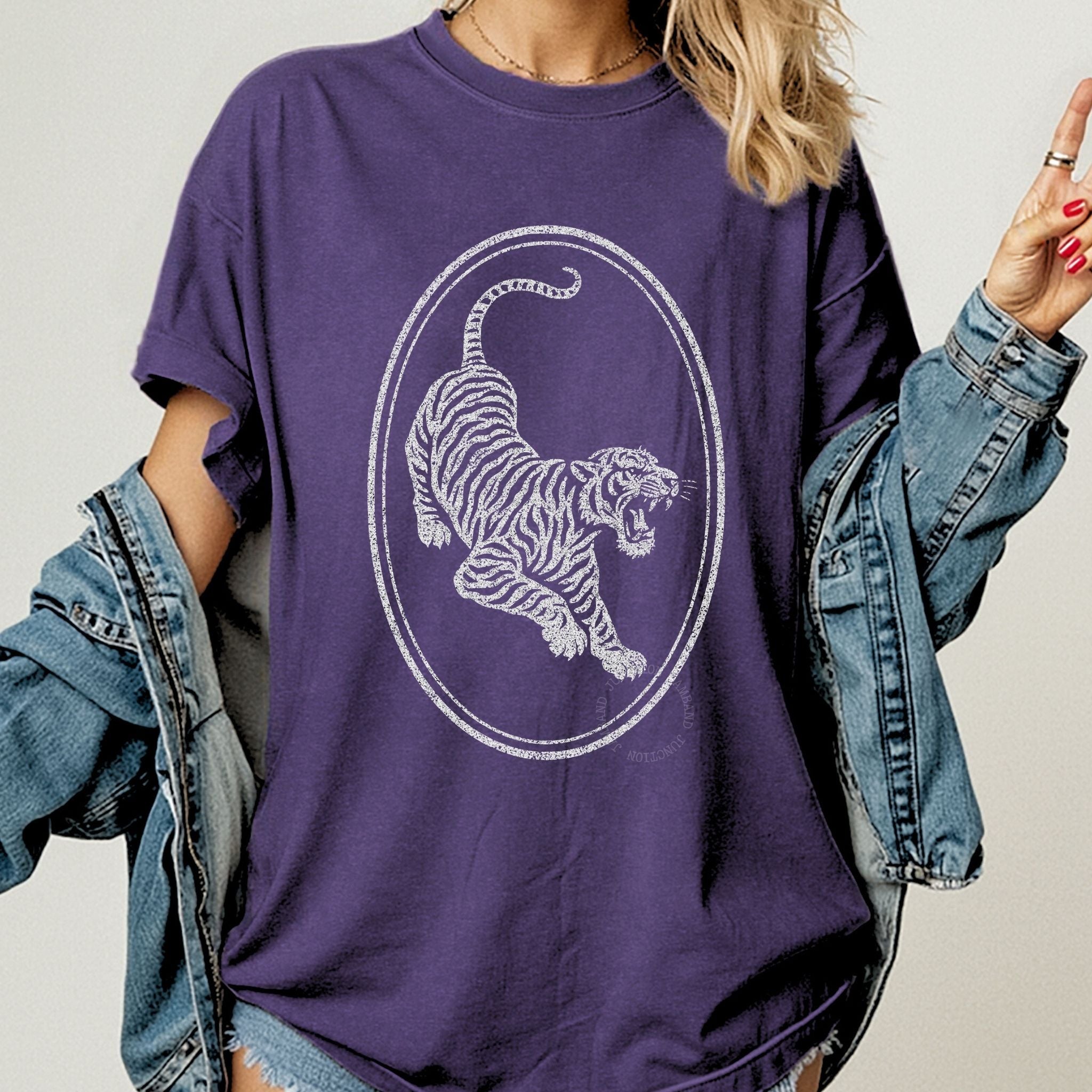 Unisex Tiger Guitar shirt for live music and jam band fans