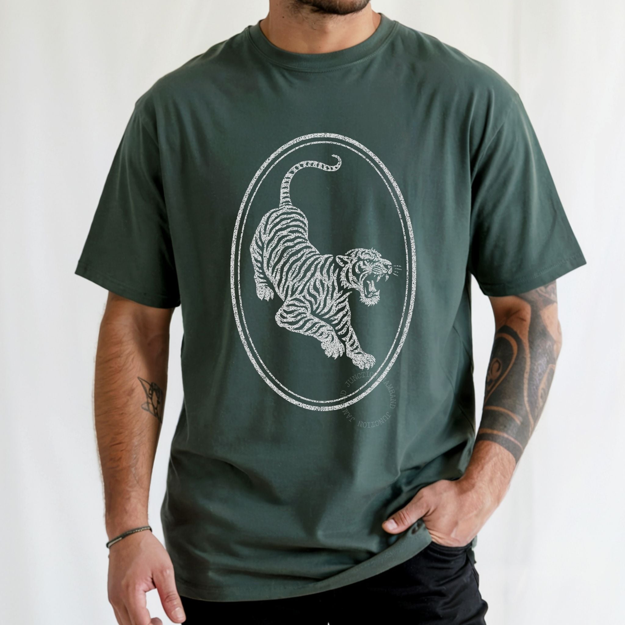 Tiger Guitar Grateful Dead culture shirt with custom lot artwork