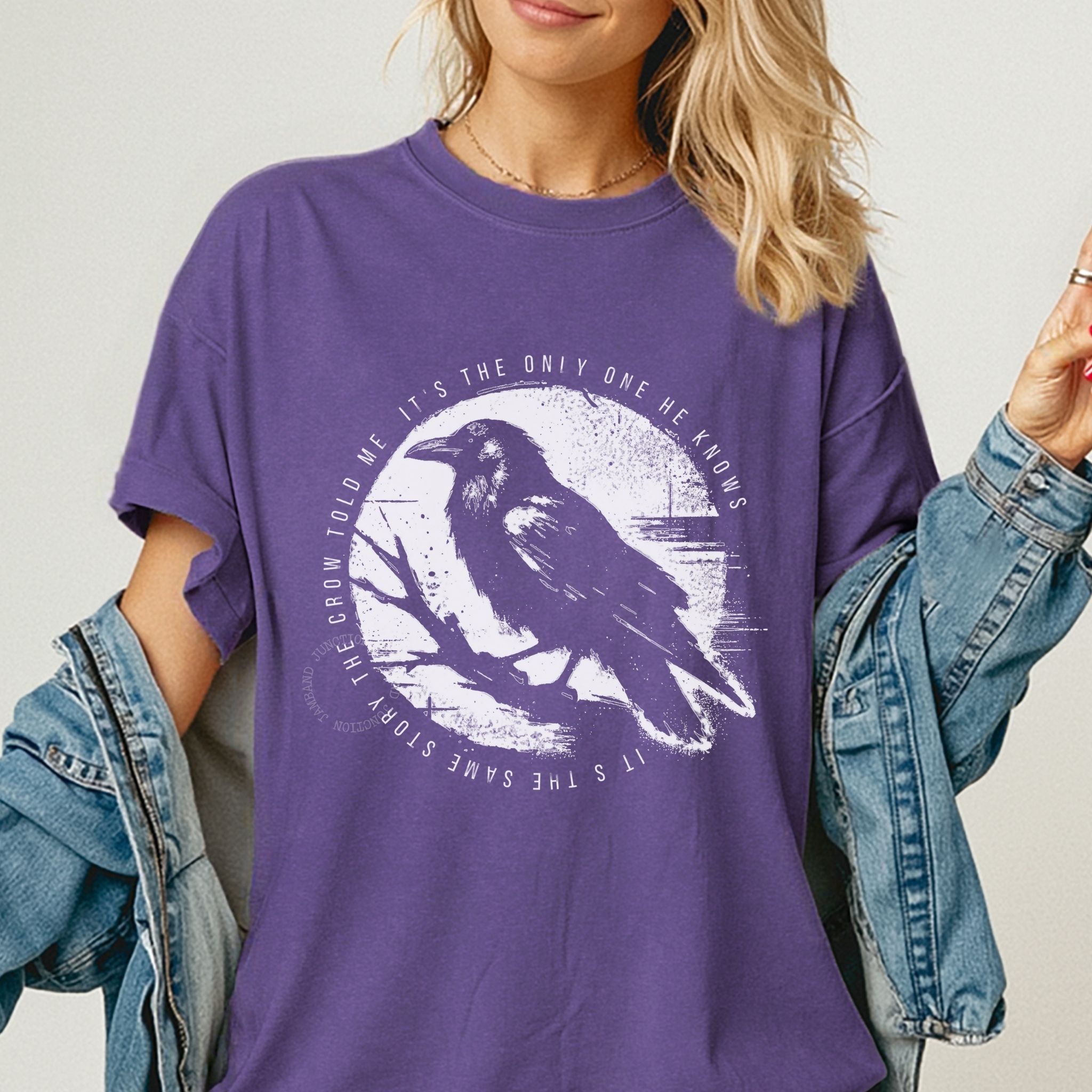 Unisex Uncle John’s Band crow shirt for live music and jam band fans