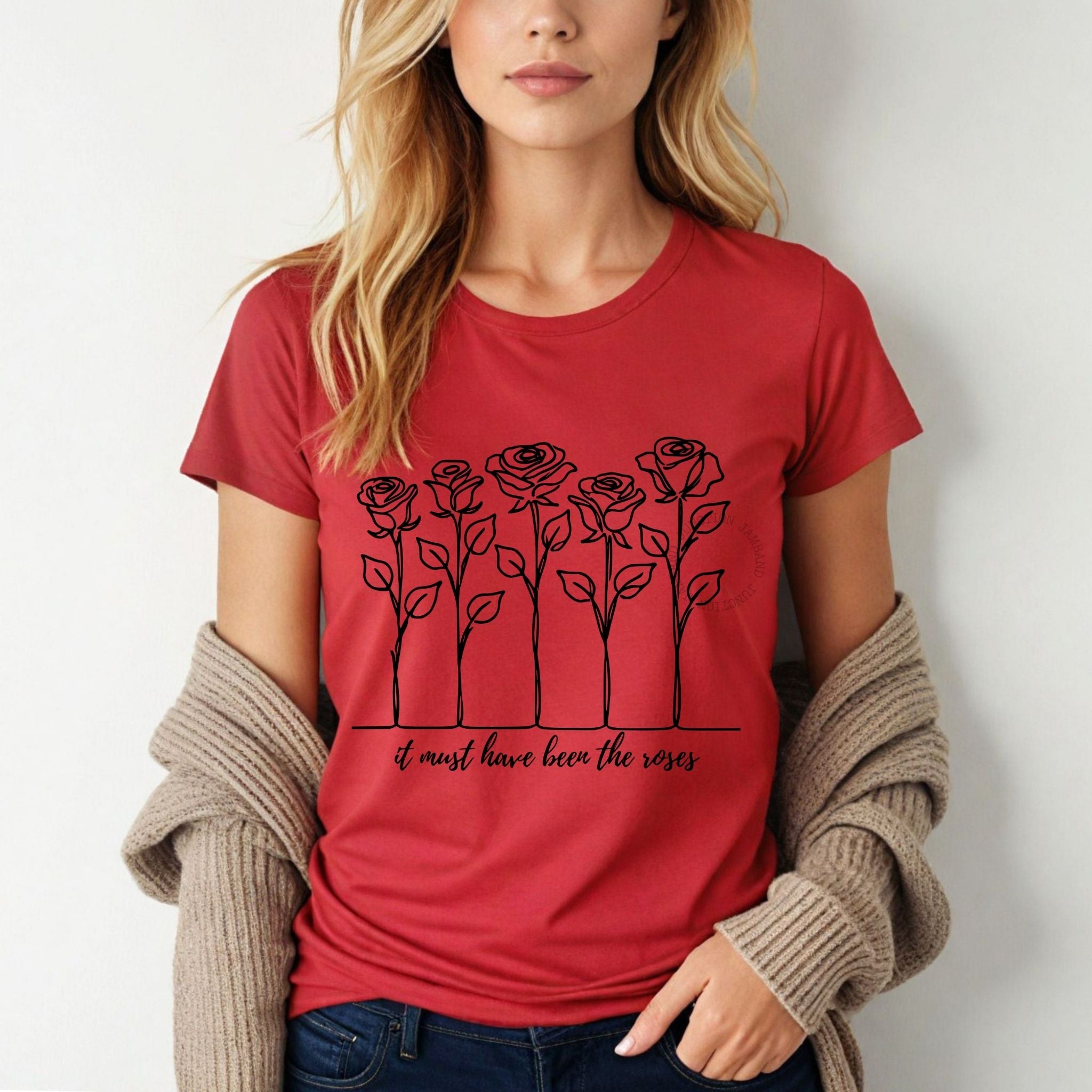 Hand-drawn roses illustration inspired by Grateful Dead’s timeless song and Shakedown lot culture.