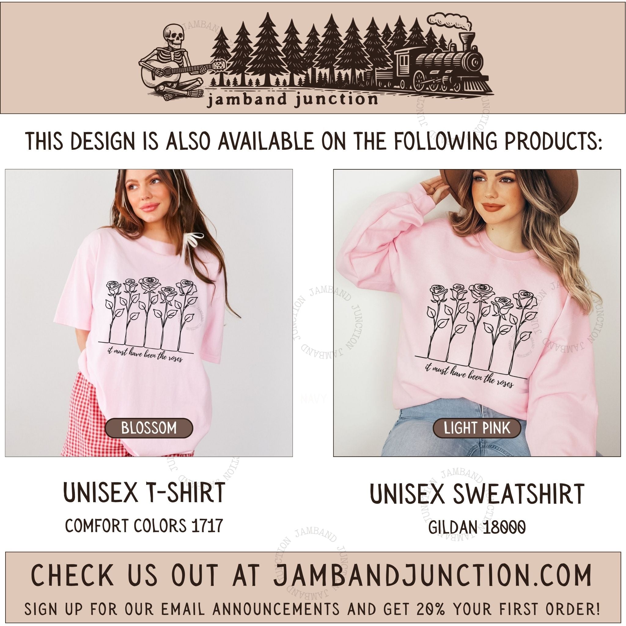 Grateful Dead It Must Have Been the Roses design is also available on these quality products from Jamband Junction.