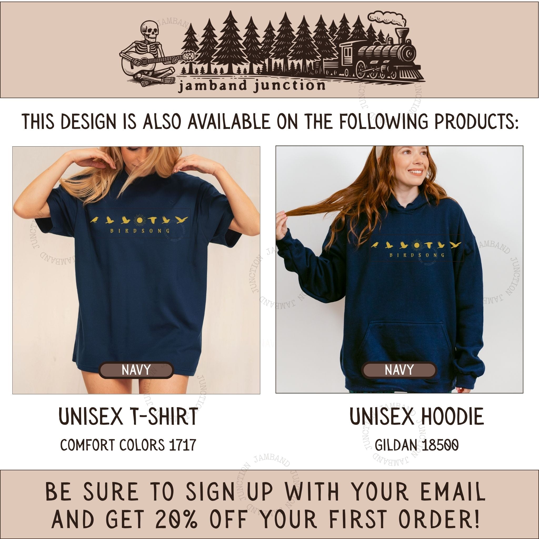 Grateful Dead Birdsong design is also available on these quality products from Jamband Junction.