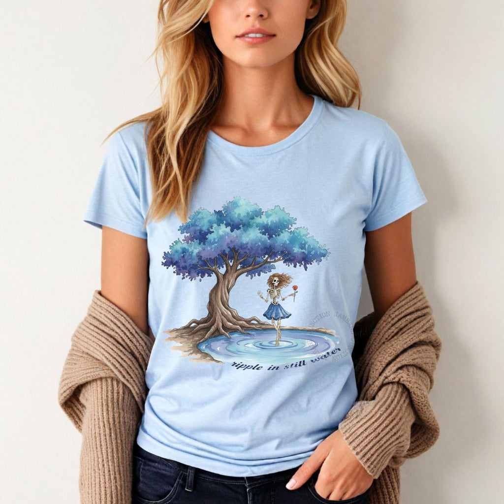 Grateful Dead women’s cut tee with Ripple artwork.
