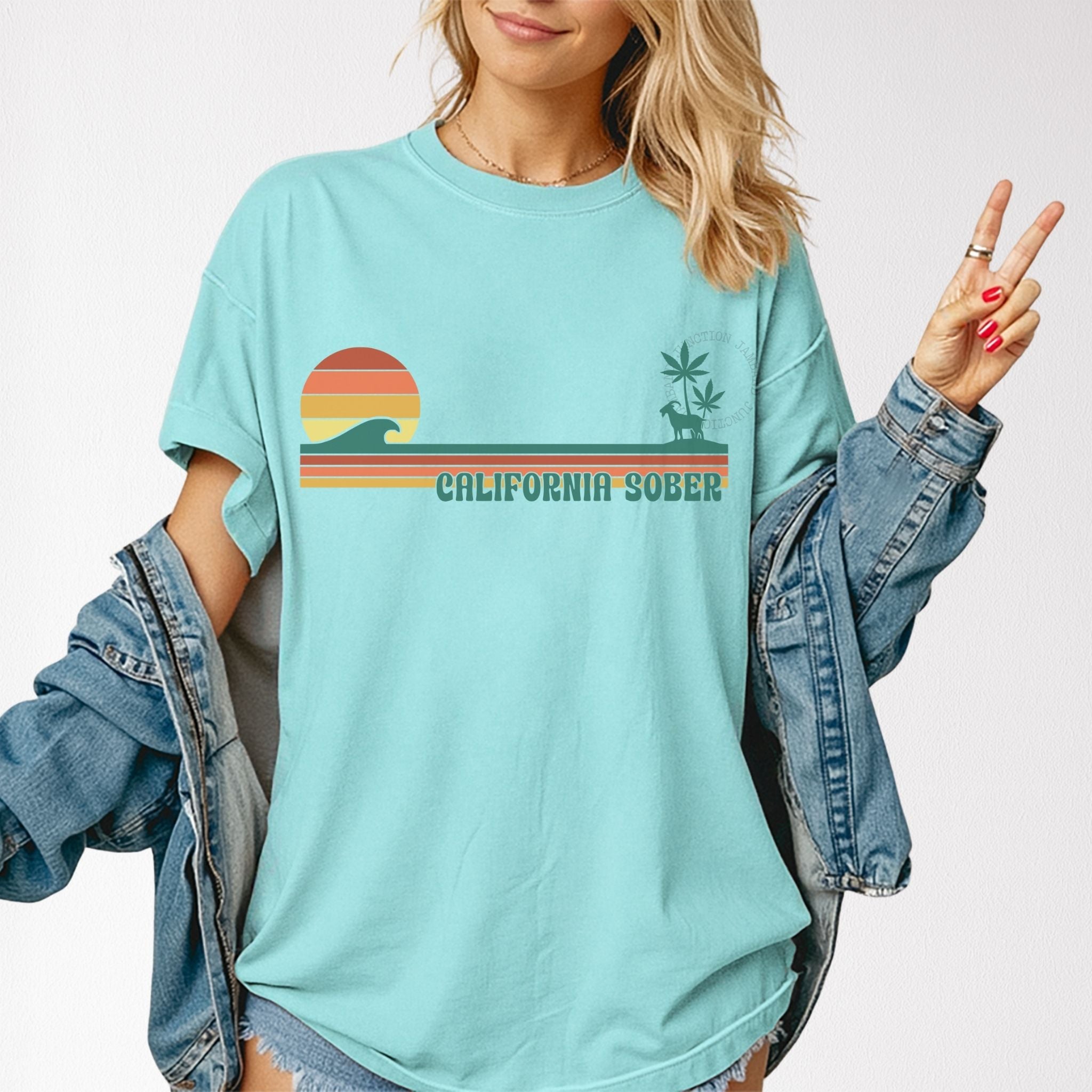 Billy Strings unisex tee with original 
California Sober artwork.