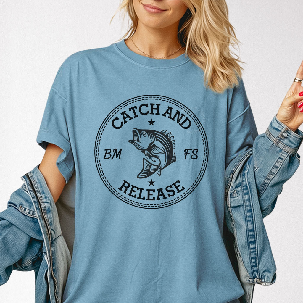 Catch and Release t-shirt, ideal for Billy Strings fans who love expressive jam-style art.