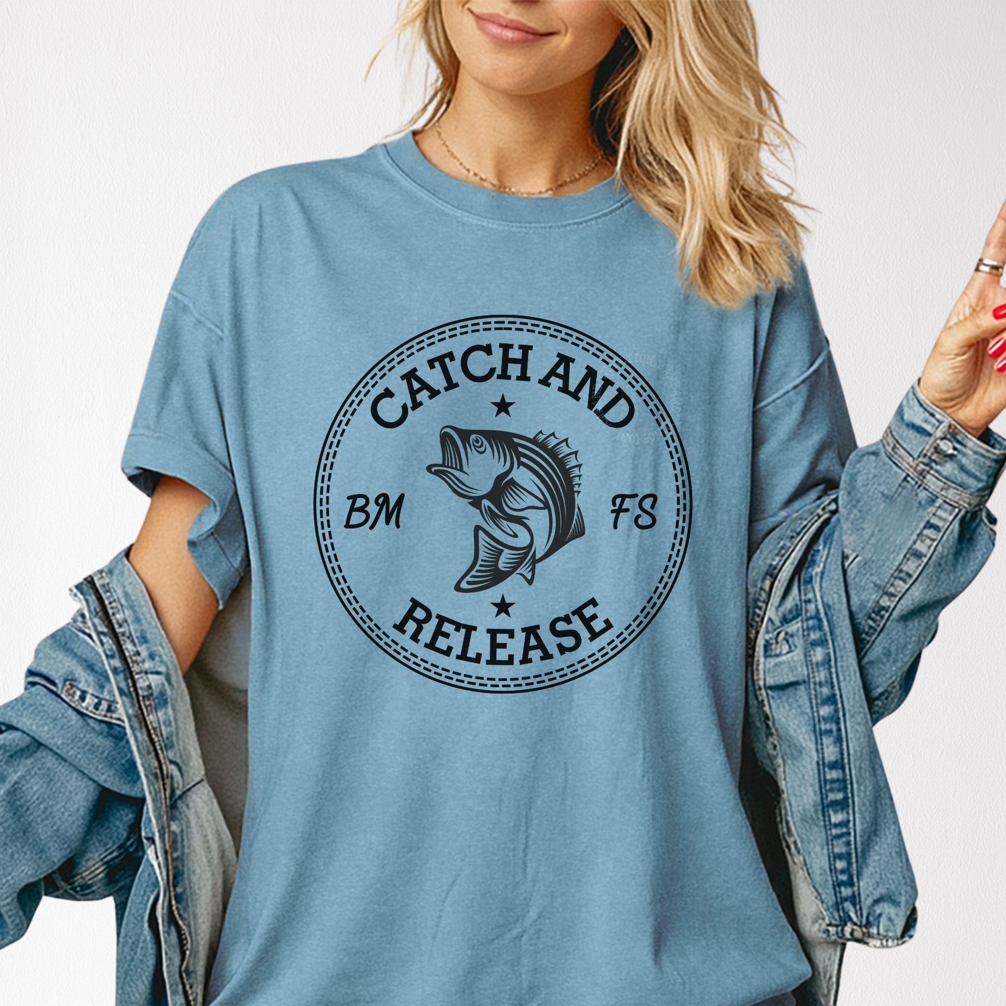 Catch and Release t-shirt, ideal for Billy Strings fans who love expressive jam-style art.