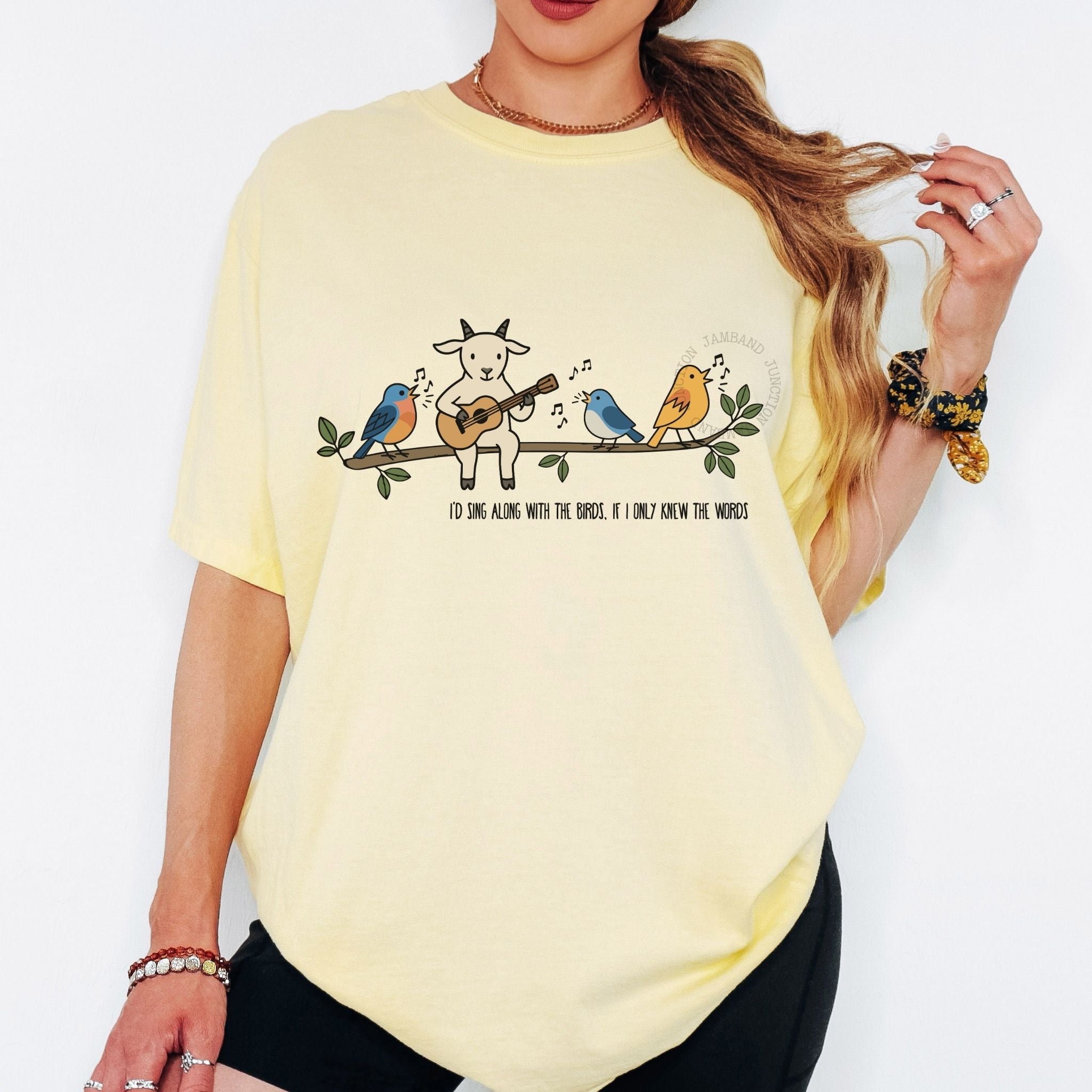 Shakedown lot style Gild the Lily design printed on a Comfort Colors 1717 relaxed fit tee.