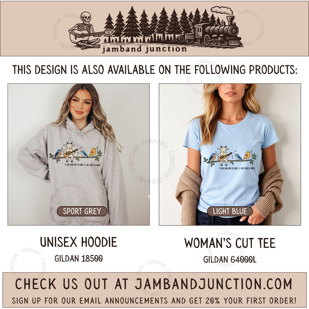 Billy Strings Gild the Lily design is also available on these quality products from Jamband Junction.