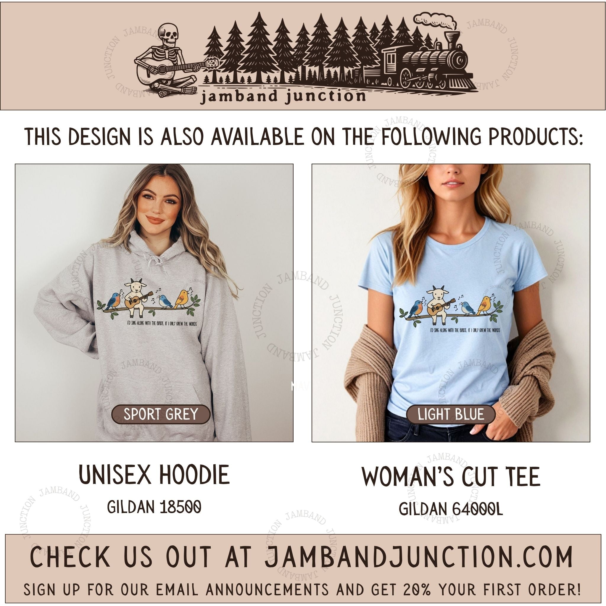 Billy Strings Gild the Lily design is also available on these quality products from Jamband Junction.