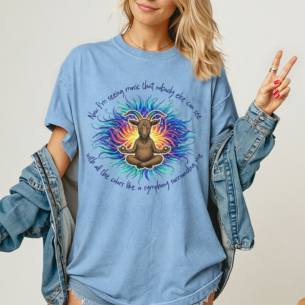 Heartbeat of America design printed on a Comfort Colors 1717 t-shirt for festival fans and BMFS followers.