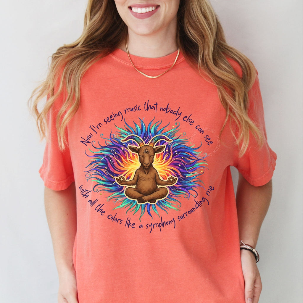 Shakedown lot style Heartbeat of America design printed on a Comfort Colors 1717 relaxed fit tee.