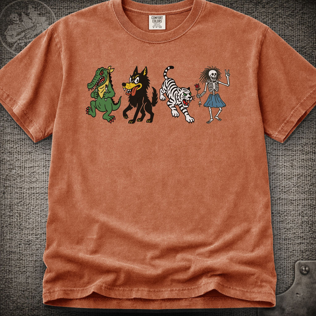 Jerry Garcia's Guitars | JGB & Grateful Dead Shakedown Lot Style T-Shirt