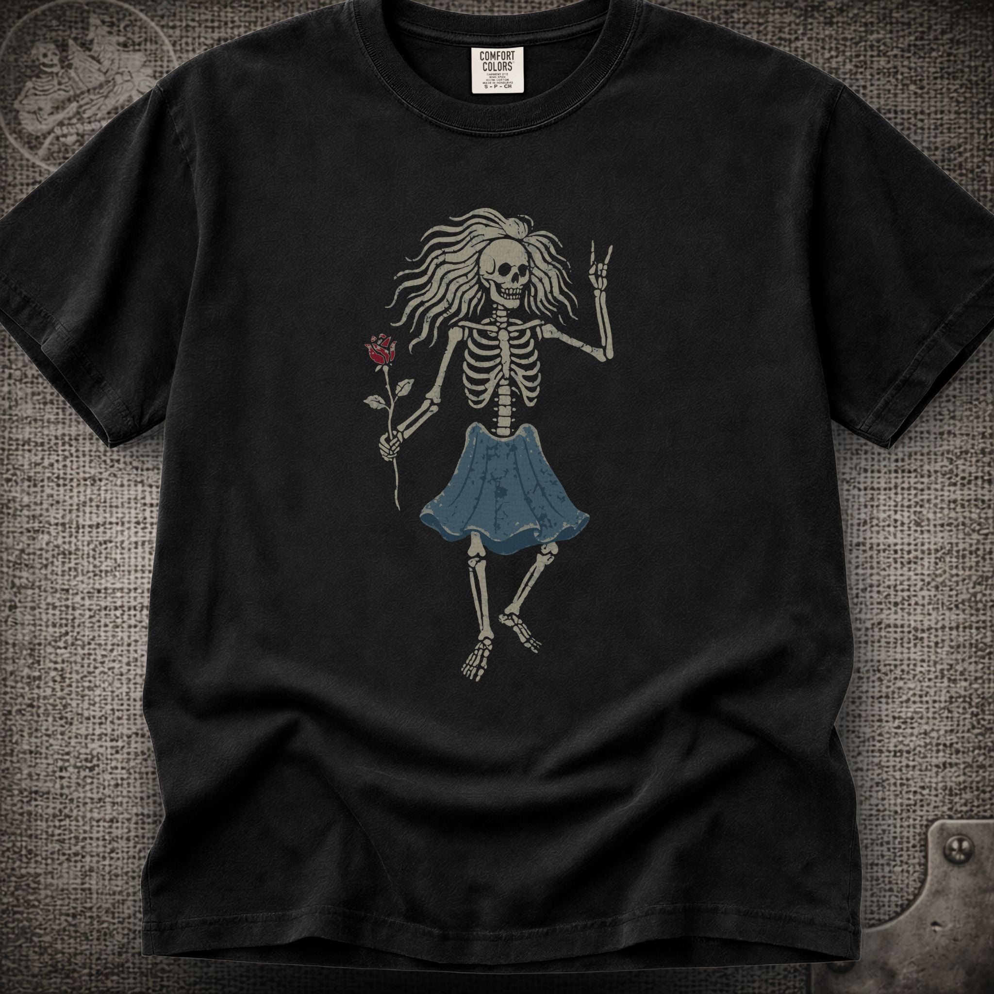 Rosebud Guitar | JGB & Grateful Dead Shakedown Lot Style T-Shirt