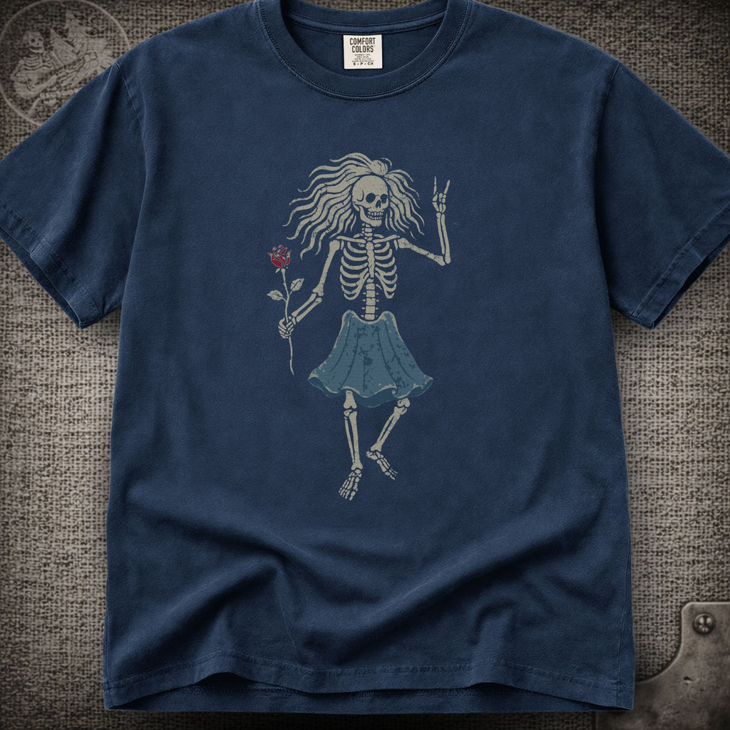 Rosebud Guitar | JGB & Grateful Dead Shakedown Lot Style T-Shirt