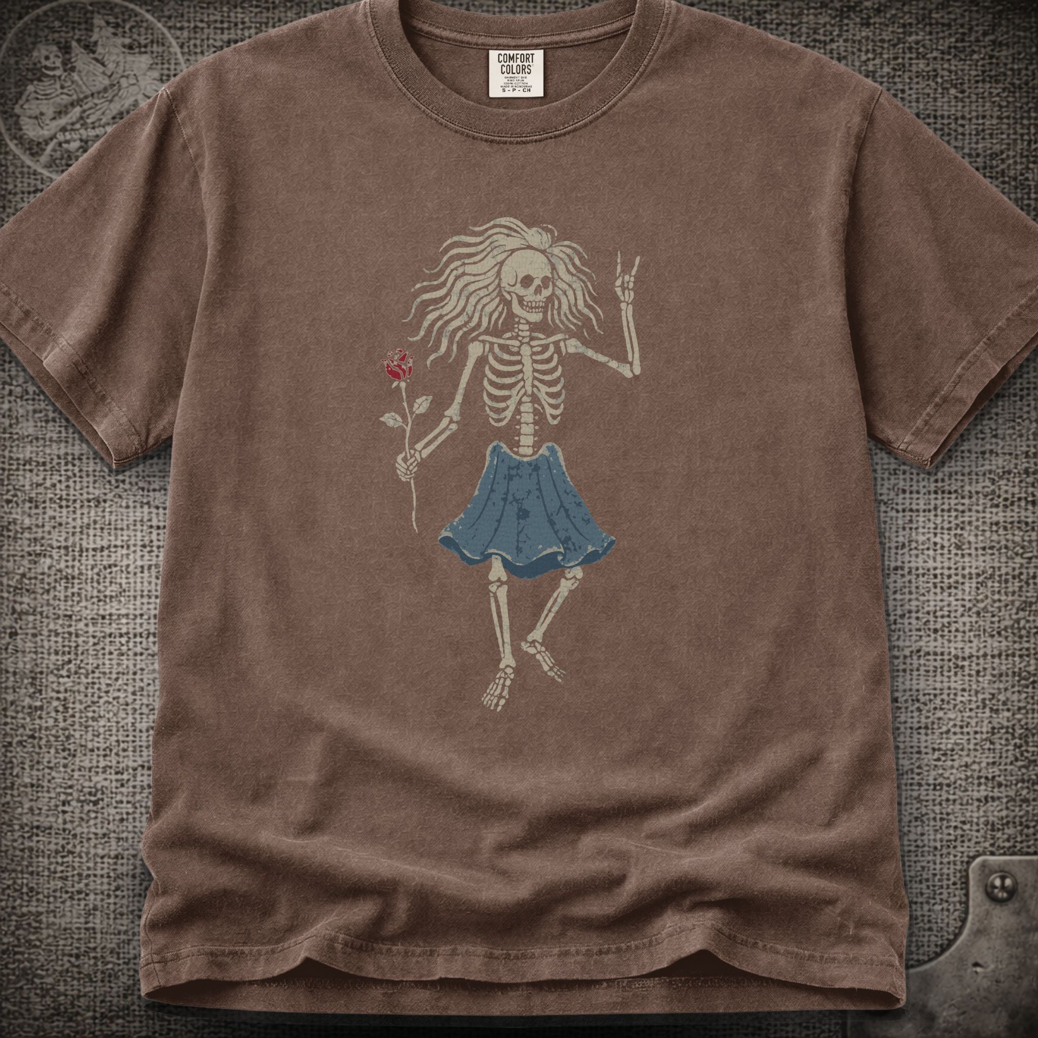 Rosebud Guitar | JGB & Grateful Dead Shakedown Lot Style T-Shirt