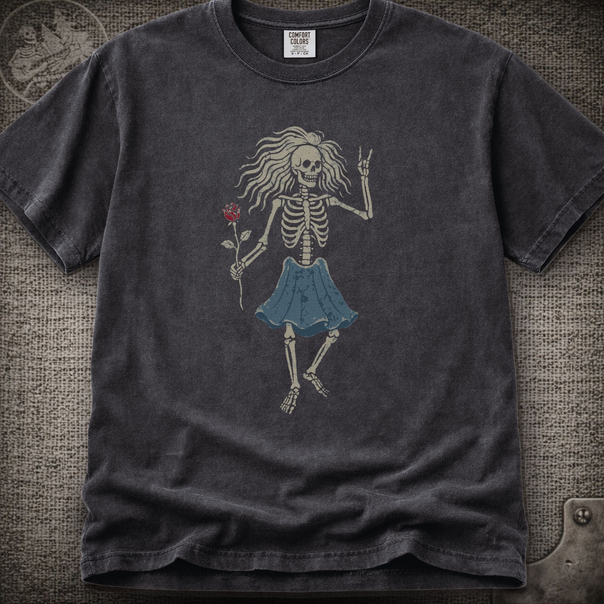 Rosebud Guitar | JGB & Grateful Dead Shakedown Lot Style T-Shirt