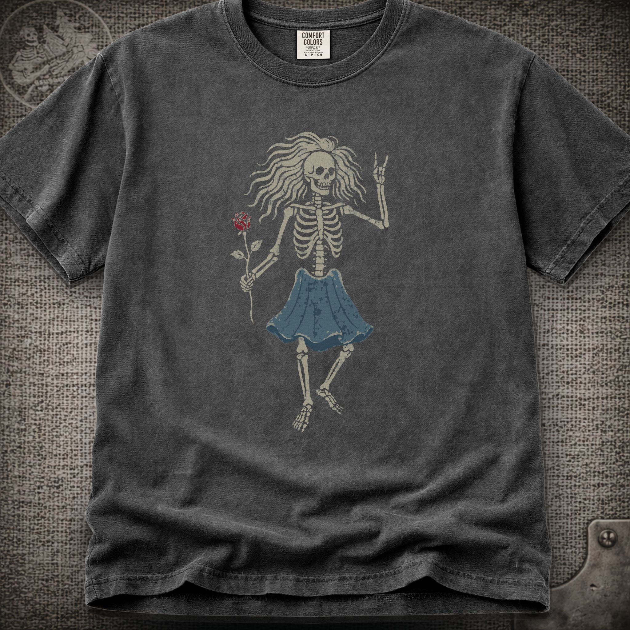 Rosebud Guitar | JGB & Grateful Dead Shakedown Lot Style T-Shirt