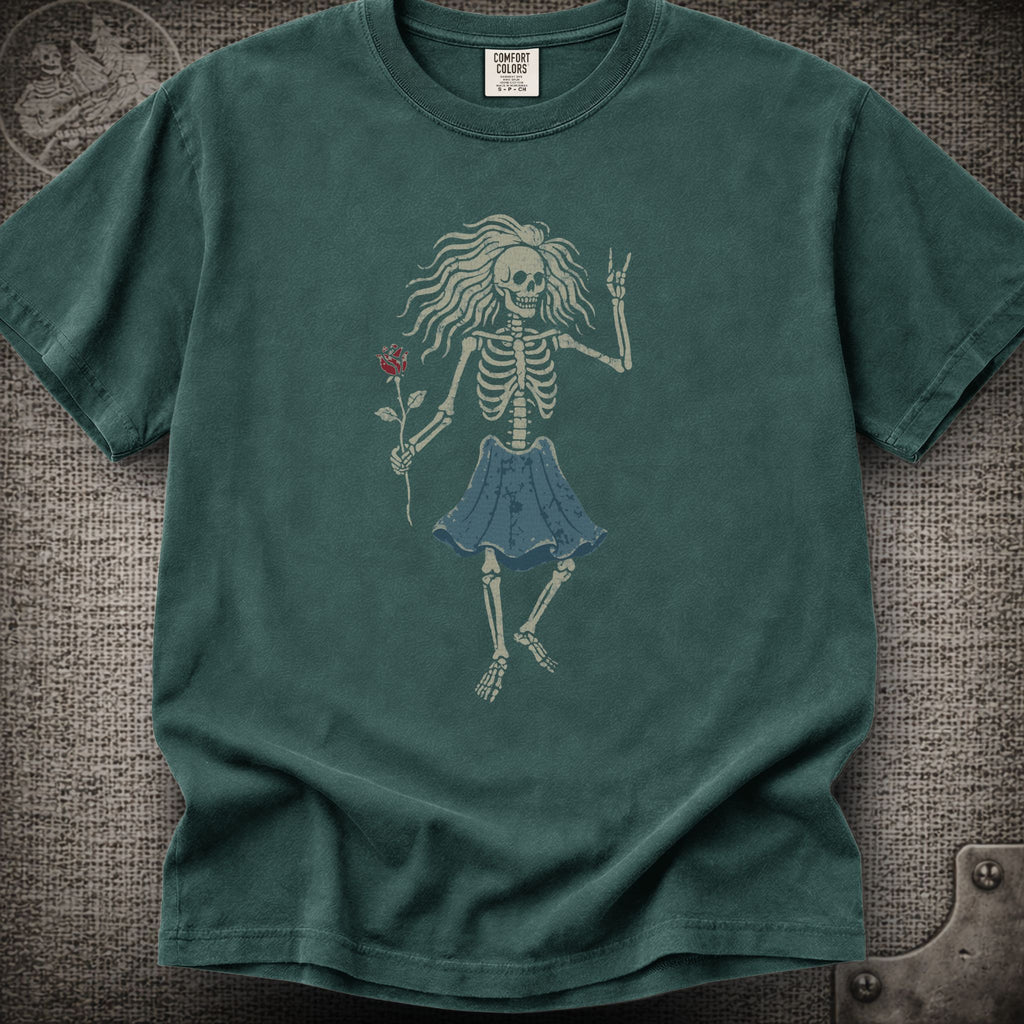 Rosebud Guitar | JGB & Grateful Dead Shakedown Lot Style T-Shirt